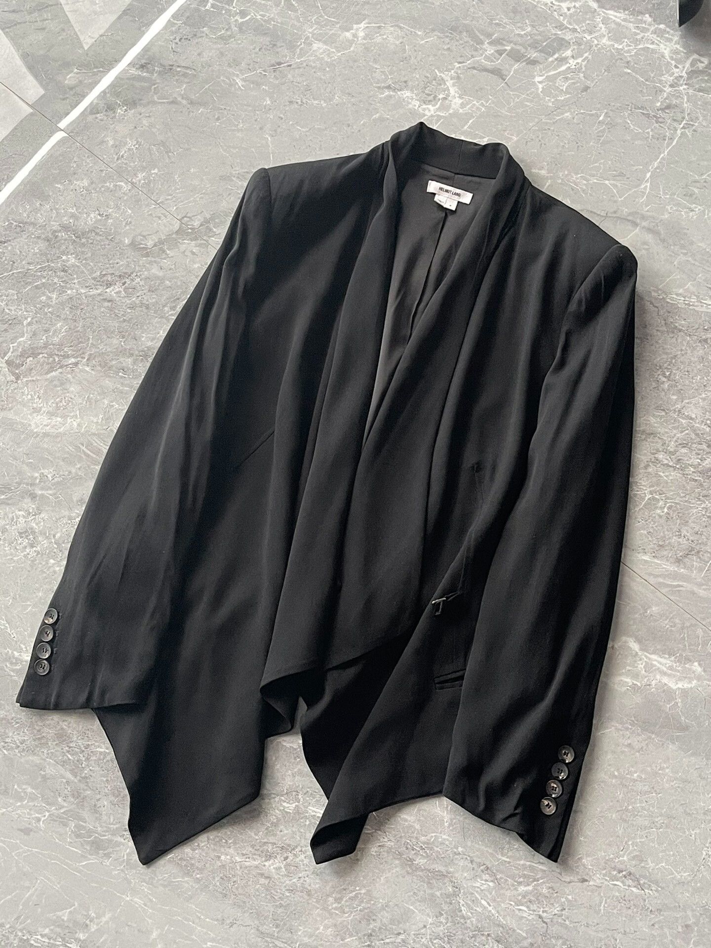 Helmut Lang Helmut Lang Asymmetrical Jacket Blazer Size XL / US 12-14 / IT 48-50 - 1 Thumbnail