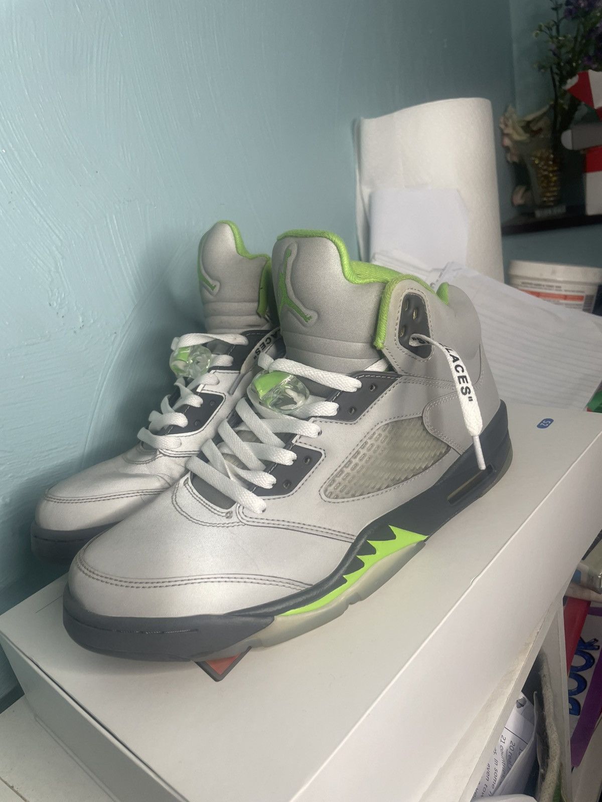 Jordan 5 Green Bean