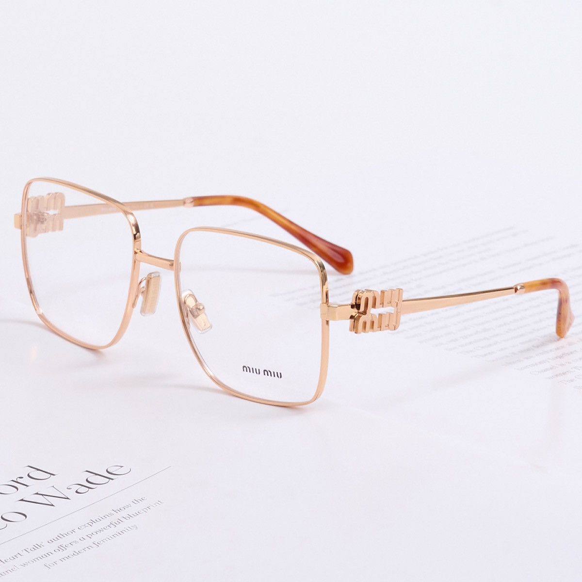Miu Miu MIU MIU 0MU 51XV ZVF1O1 GLASSES Size ONE SIZE - 2 Thumbnail