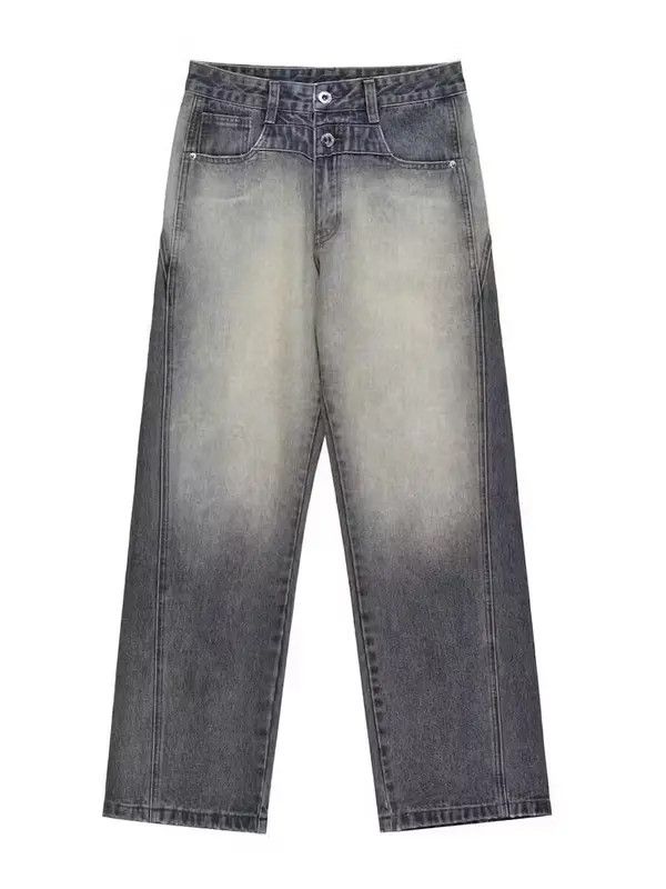 VIBE Vintage washed distressed micro wide jeans Size US 32 / EU 48 - 5 Thumbnail
