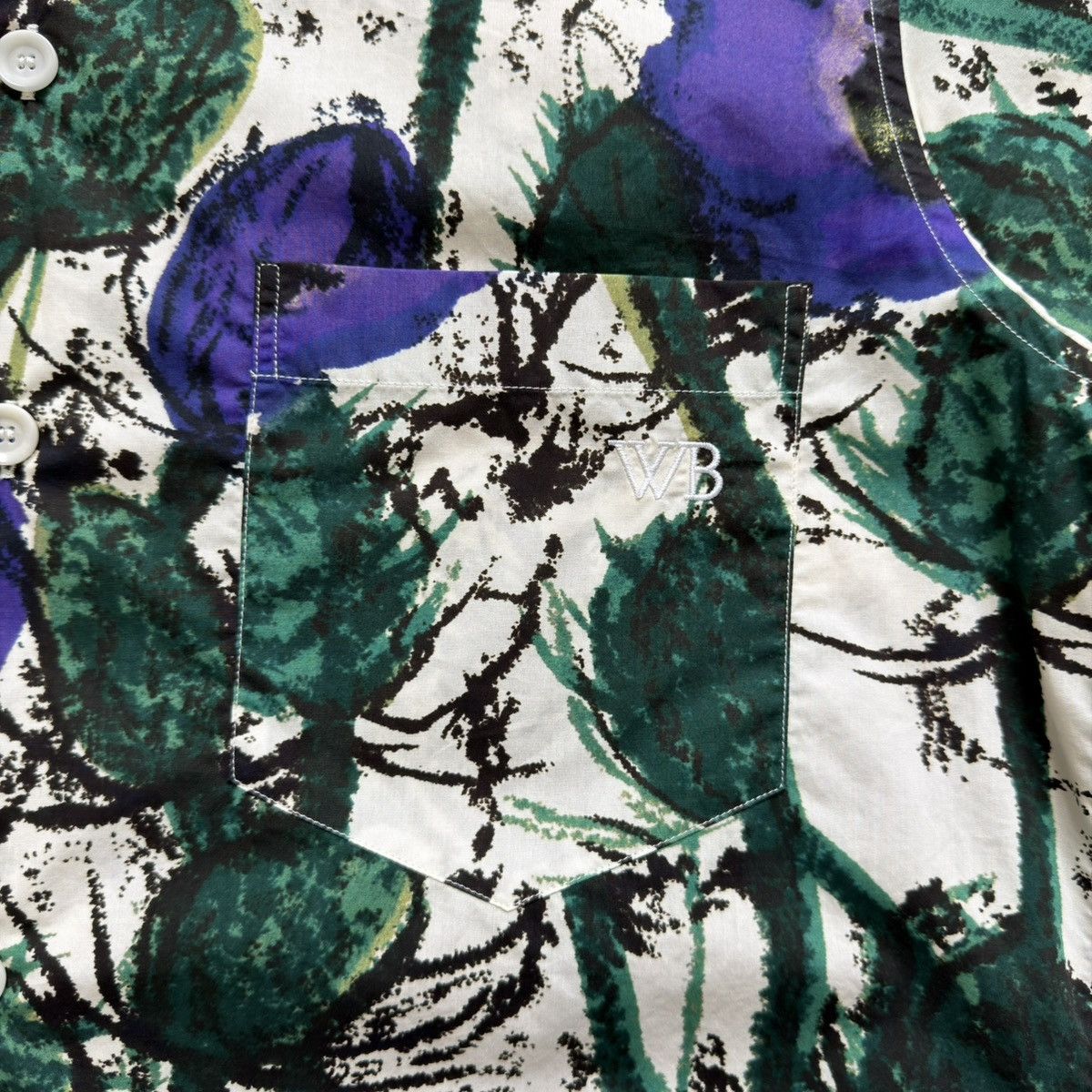 Wales Bonner ‘Highlife’ Floral Print Bowling Shirt Size US M / EU 48-50 / 2 - 10 Thumbnail