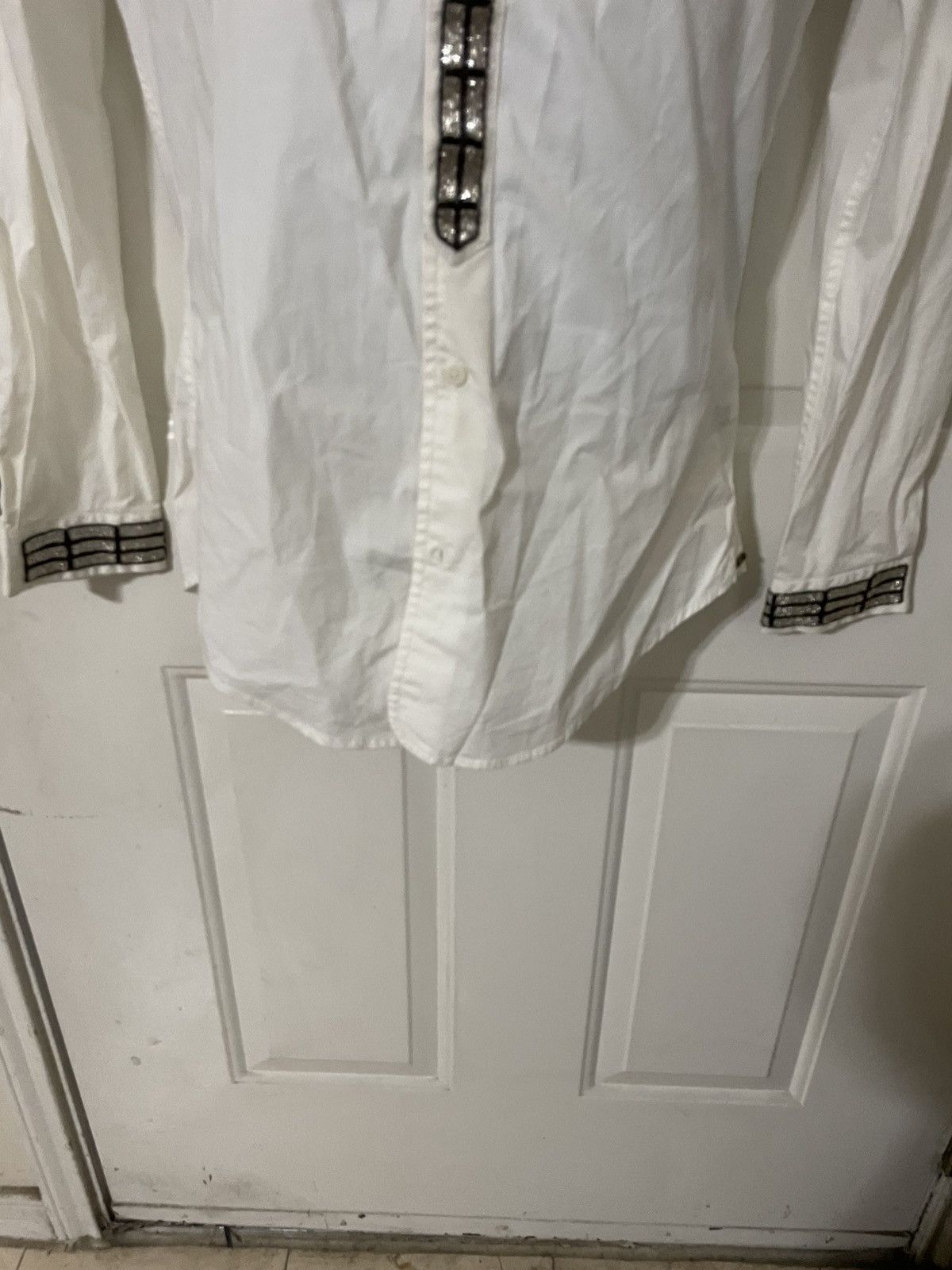 Diesel Embroidered banded collar shirt Size US S / EU 44-46 / 1 - 4 Thumbnail