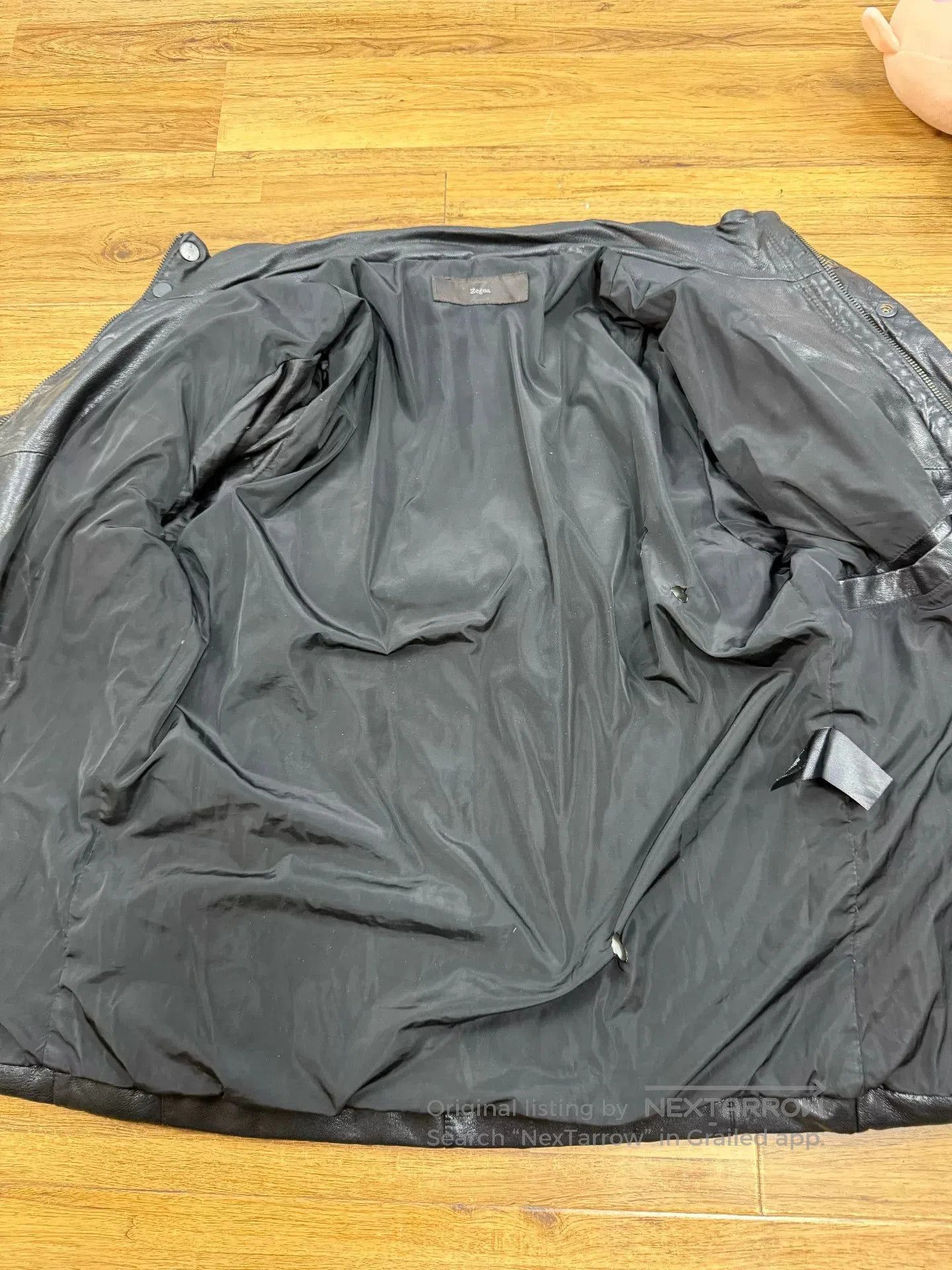 Ermenegildo Zegna Ermenegildo Zegna Leather Jacket with Hood. Size US S / EU 44-46 / 1 - 3 Thumbnail