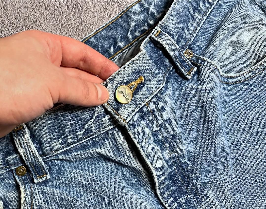 Carhartt × Vintage Vintage Carhartt Insulated Faded USA Denim Hype Baggy Jeans Size US 36 / EU 52 - 9 Thumbnail