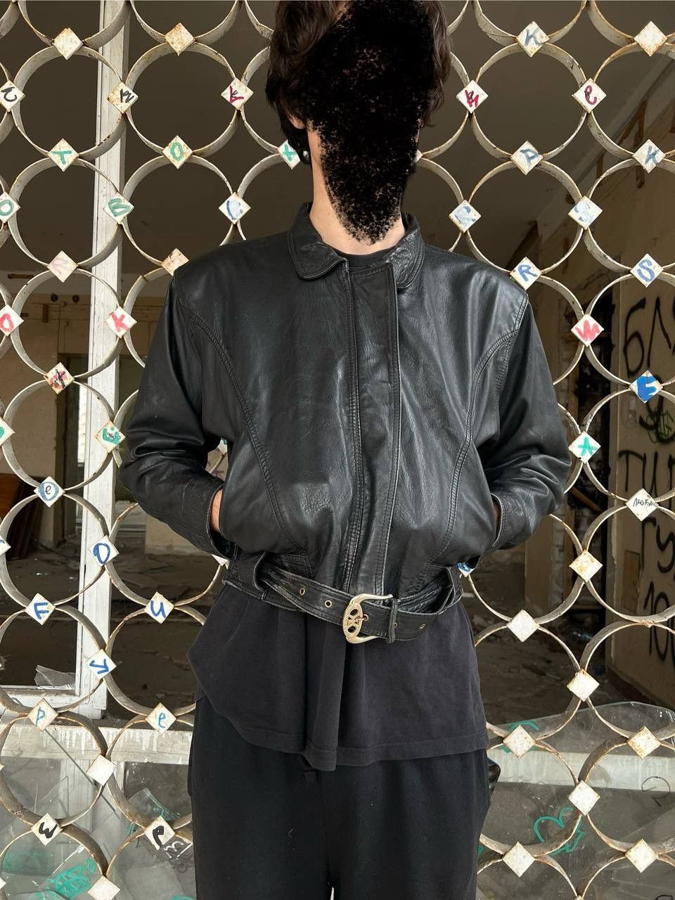 Vintage Vintage Y2K Real Leather Owens Style Opium Cropped Bomber Size US M / EU 48-50 / 2 - 1 Thumbnail