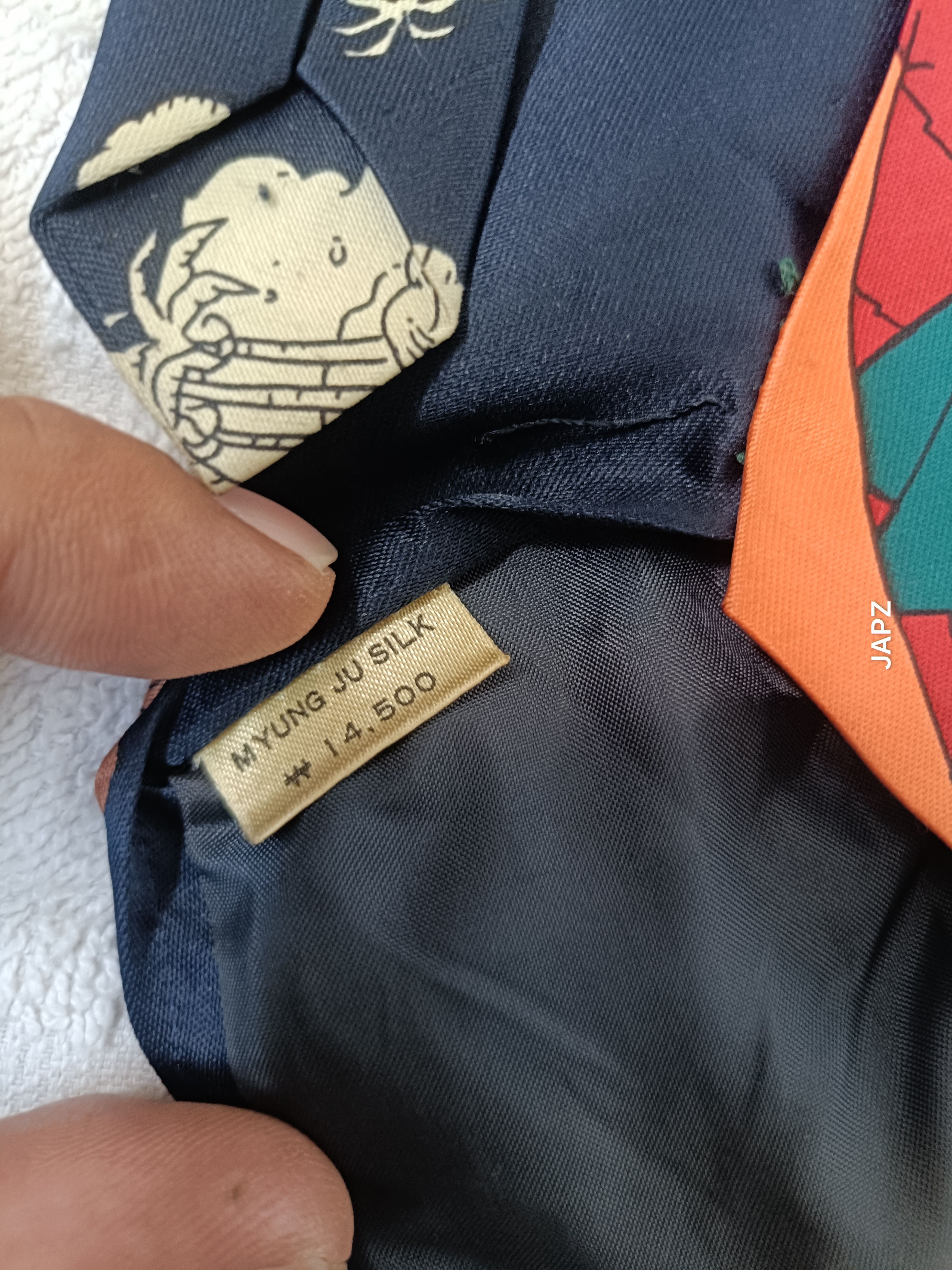 Vintage Vintage Popeye the sailor man silk tie Size ONE SIZE - 5 Thumbnail