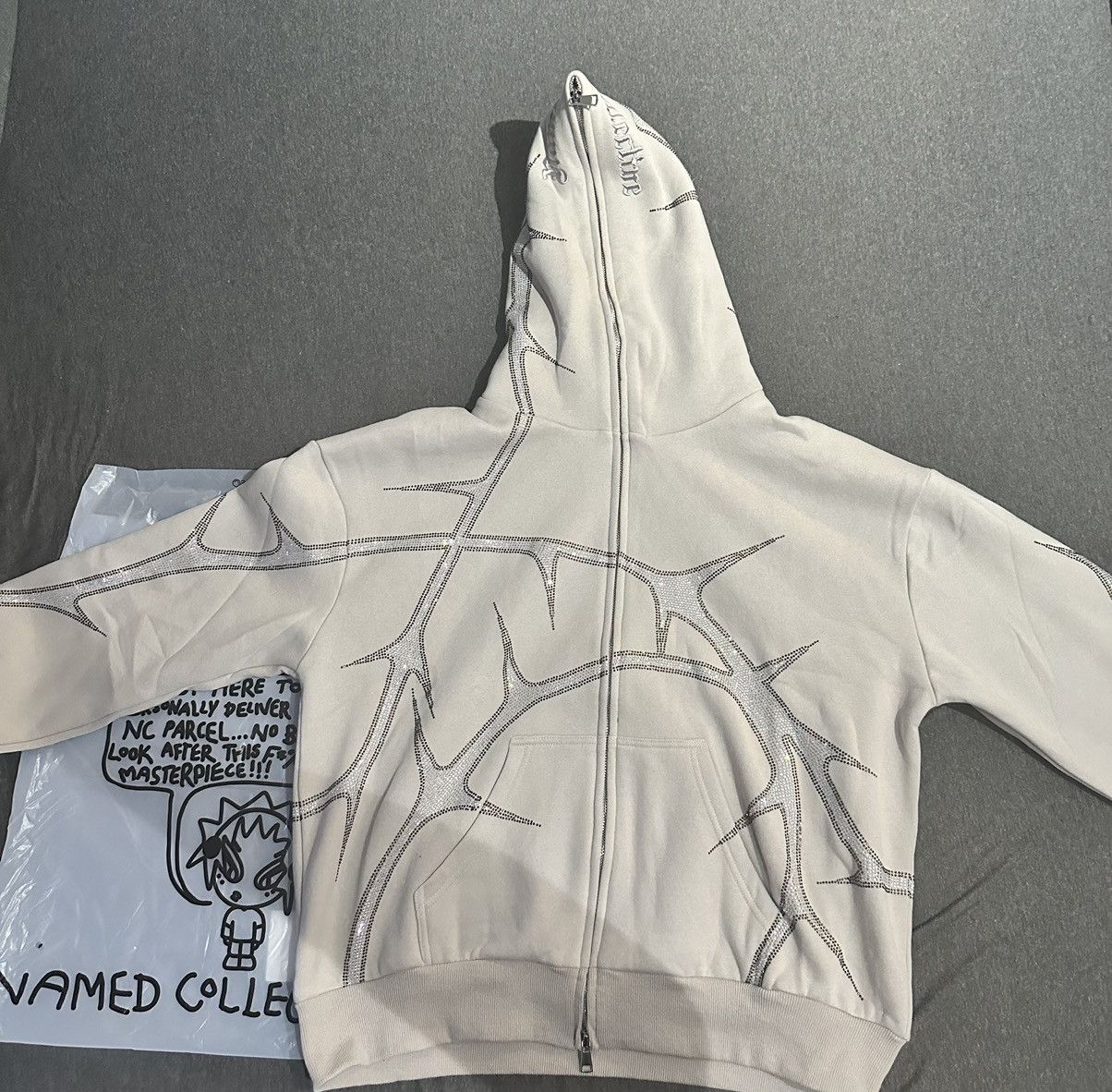【NAMED COLLECTIVE】 FLAME HOODIE BONE NAMED COLLECTIVE】 FLAME HOODIE BONE 【公式通販】