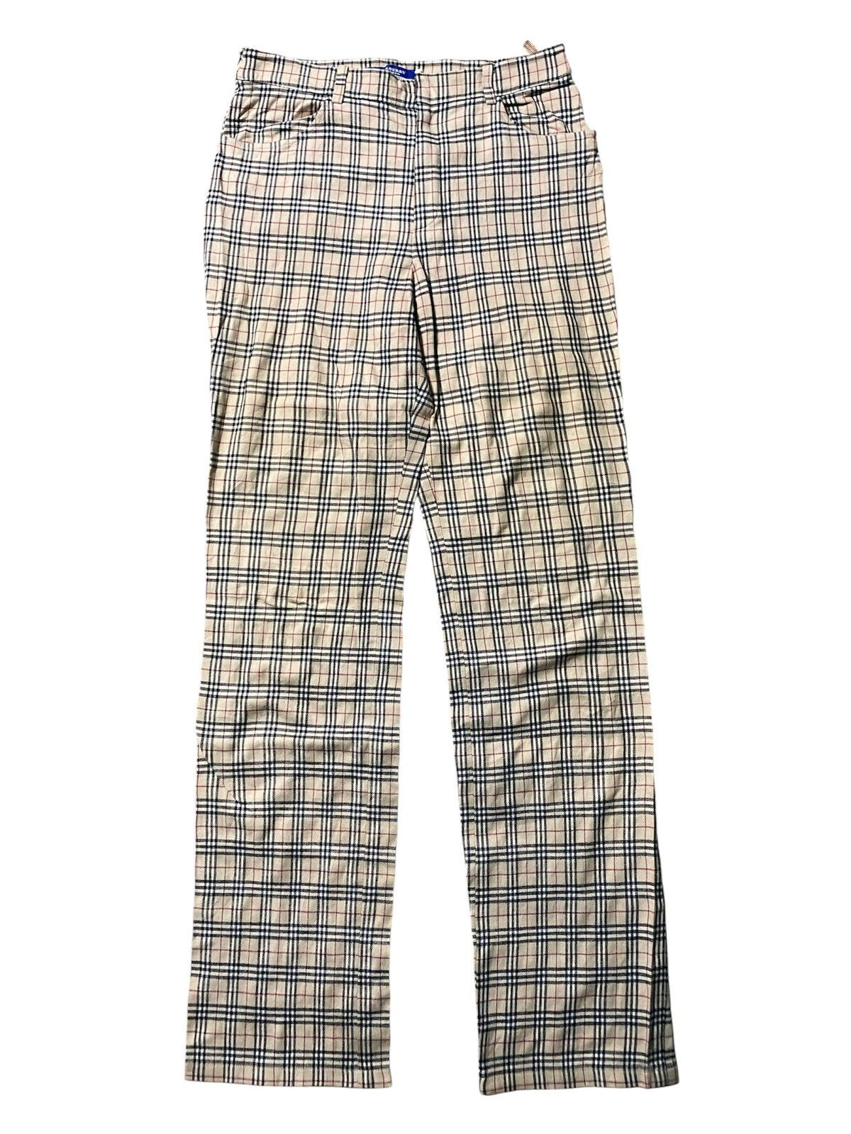 Burberry Vintage Burberry Women Nova Check Pants Size 27" / US 4 / IT 40 - 1 Thumbnail