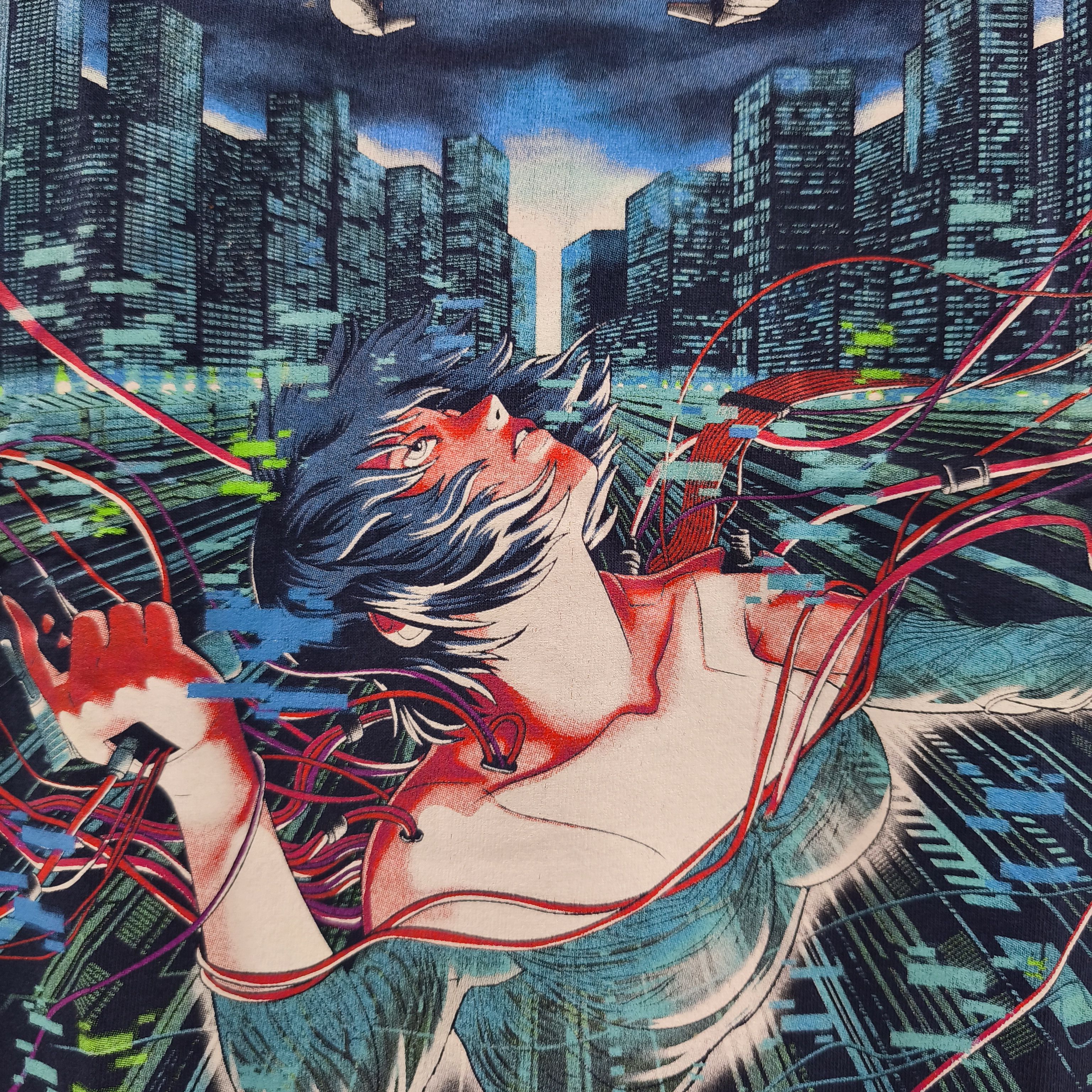 Anime Ghost In The Shell 1995 Navy T-shirt Size US XL / EU 56 / 4 - 5 Thumbnail