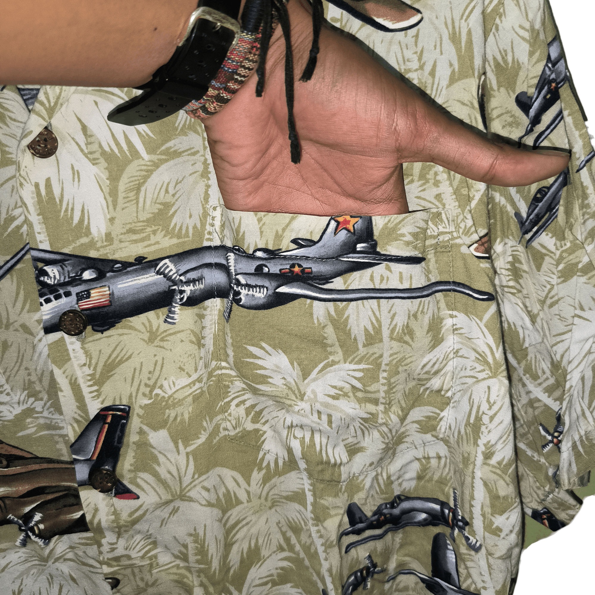 Kalaheo KALAHEO WWII BOMBER HAWAIIAN ALOHA SHIRTS Size US M / EU 48-50 / 2 - 2 Thumbnail