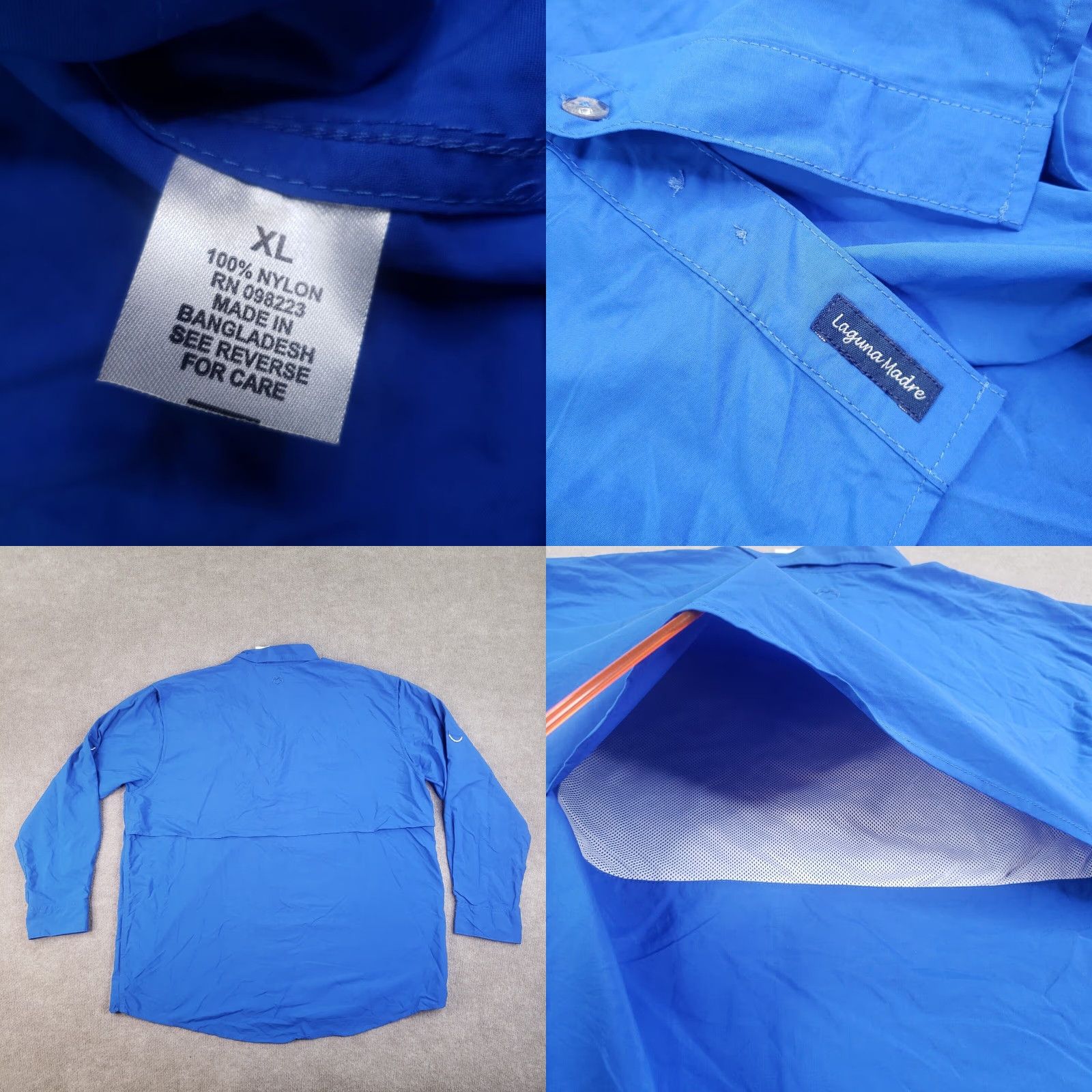 Vintage Magellan Shirt Mens XL Blue Button Up Angler Fit Vented Fishing Lightweight Size US XL / EU 56 / 4 - 8 Thumbnail