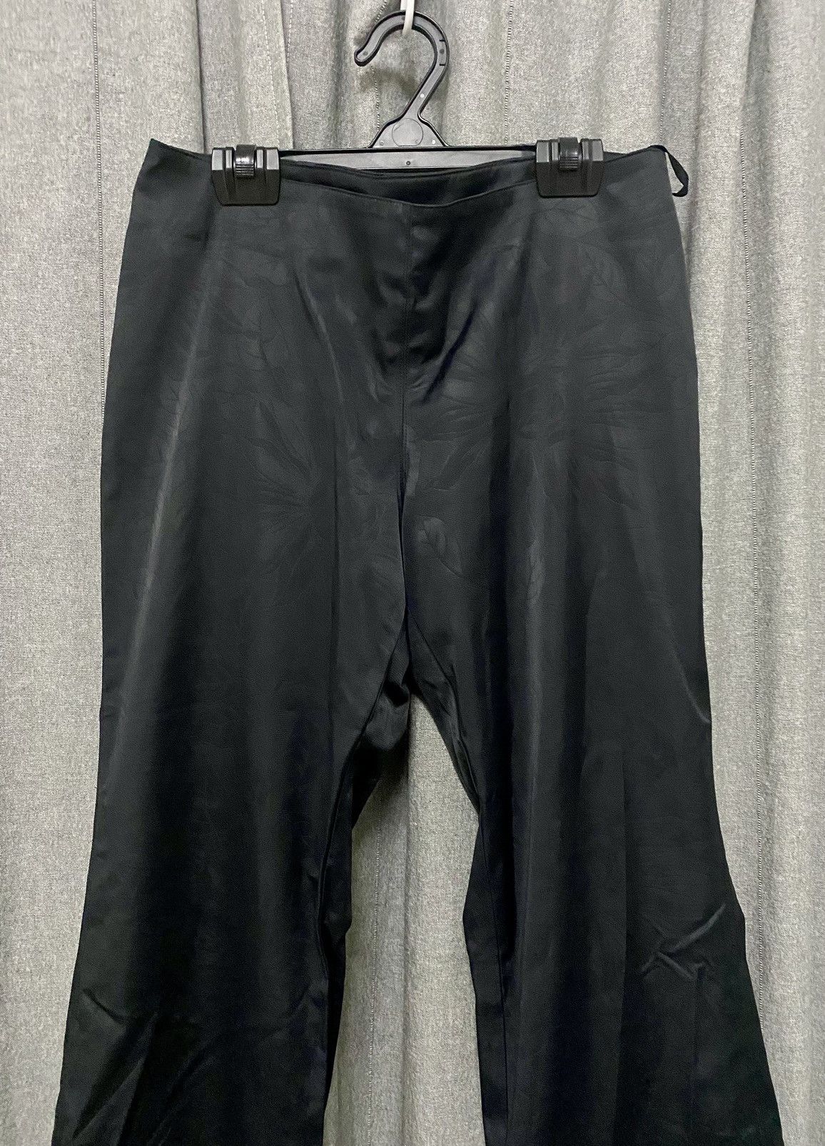 Jean Paul Gaultier Jean Paul Gaultier Femme Waxed Flare Black Flower Motive Size 28" / US 6 / IT 42 - 2 Thumbnail