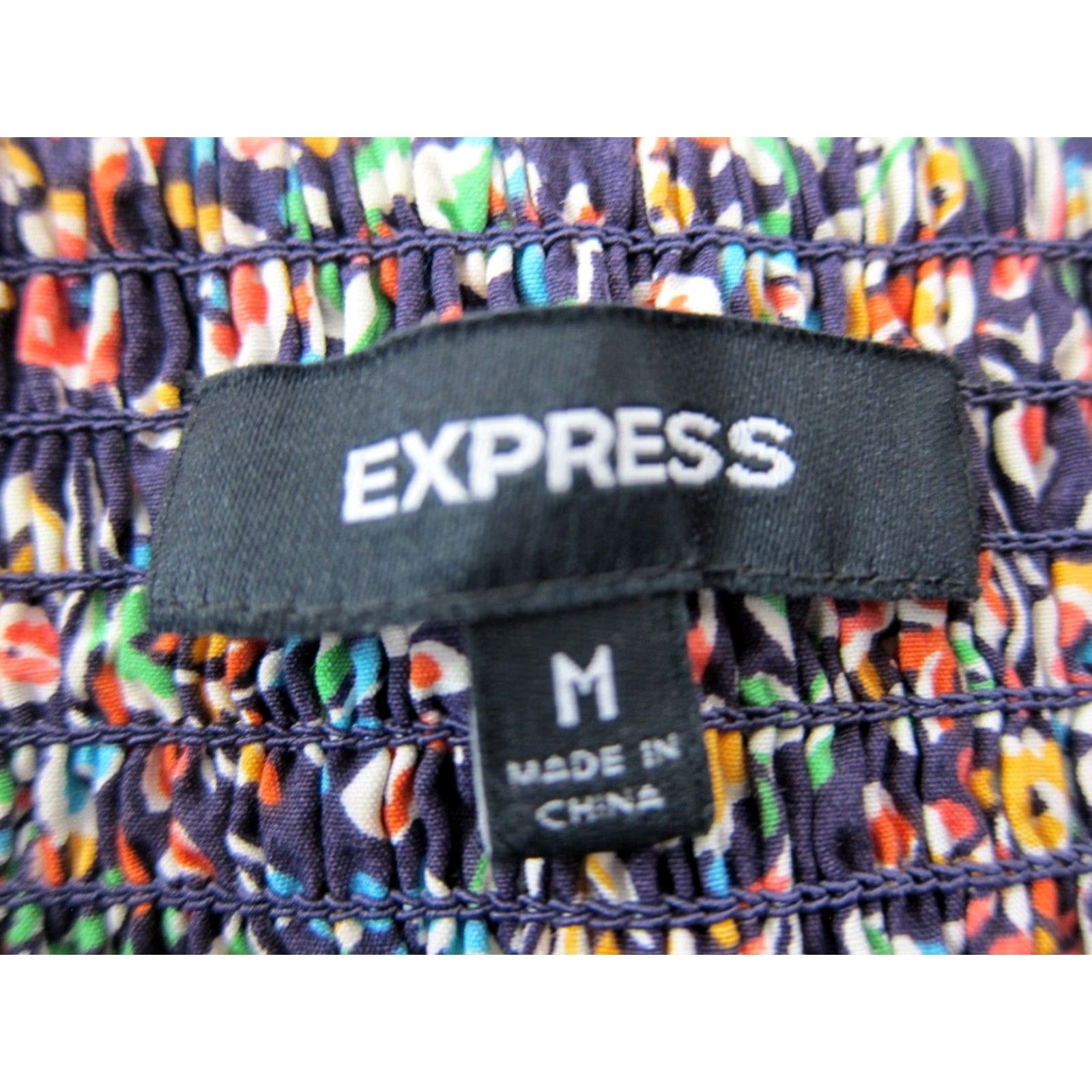 Express Express Floral Cotton Spaghetti Strap Tank Dress M Size M / US 6-8 / IT 42-44 - 3 Thumbnail
