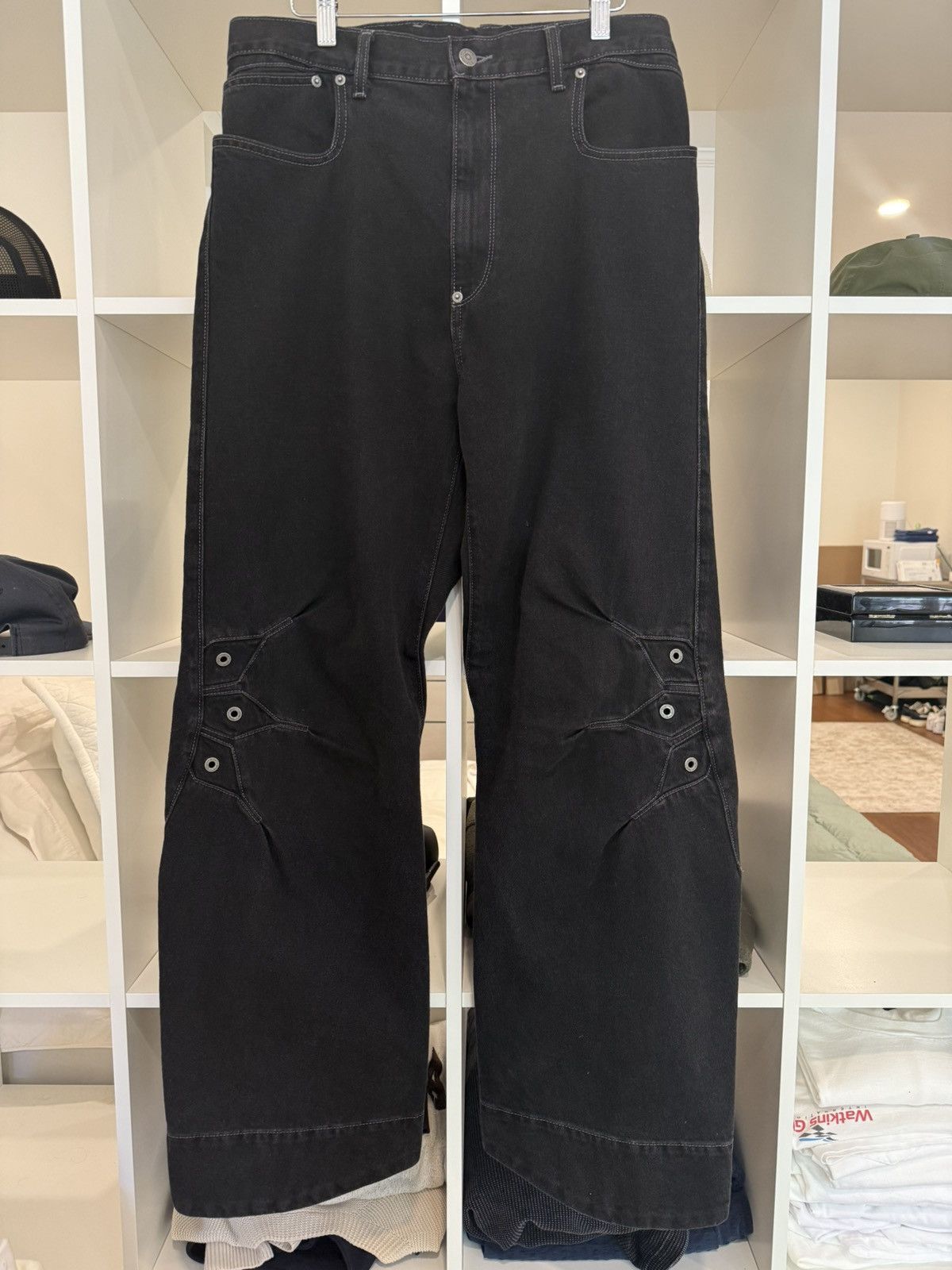 Kiko Kostadinov × Levi's Denim Trousers Black Size US 34 / EU 50 - 10 Thumbnail