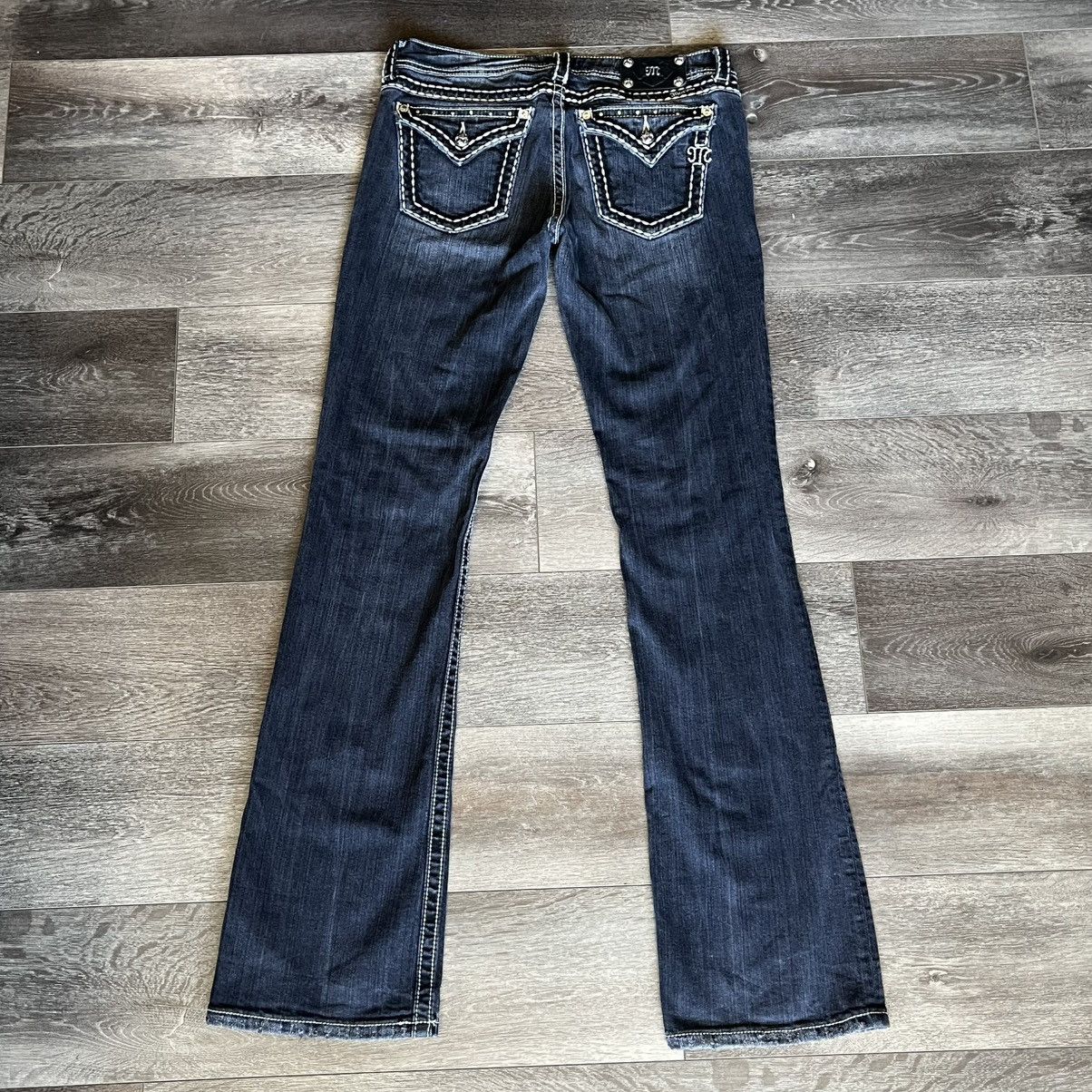 Miss Me Vintage Miss Me Buckle Exclusive Boot Cut Denim Jeans Women Size 30" / US 8 / IT 44 - 1 Thumbnail