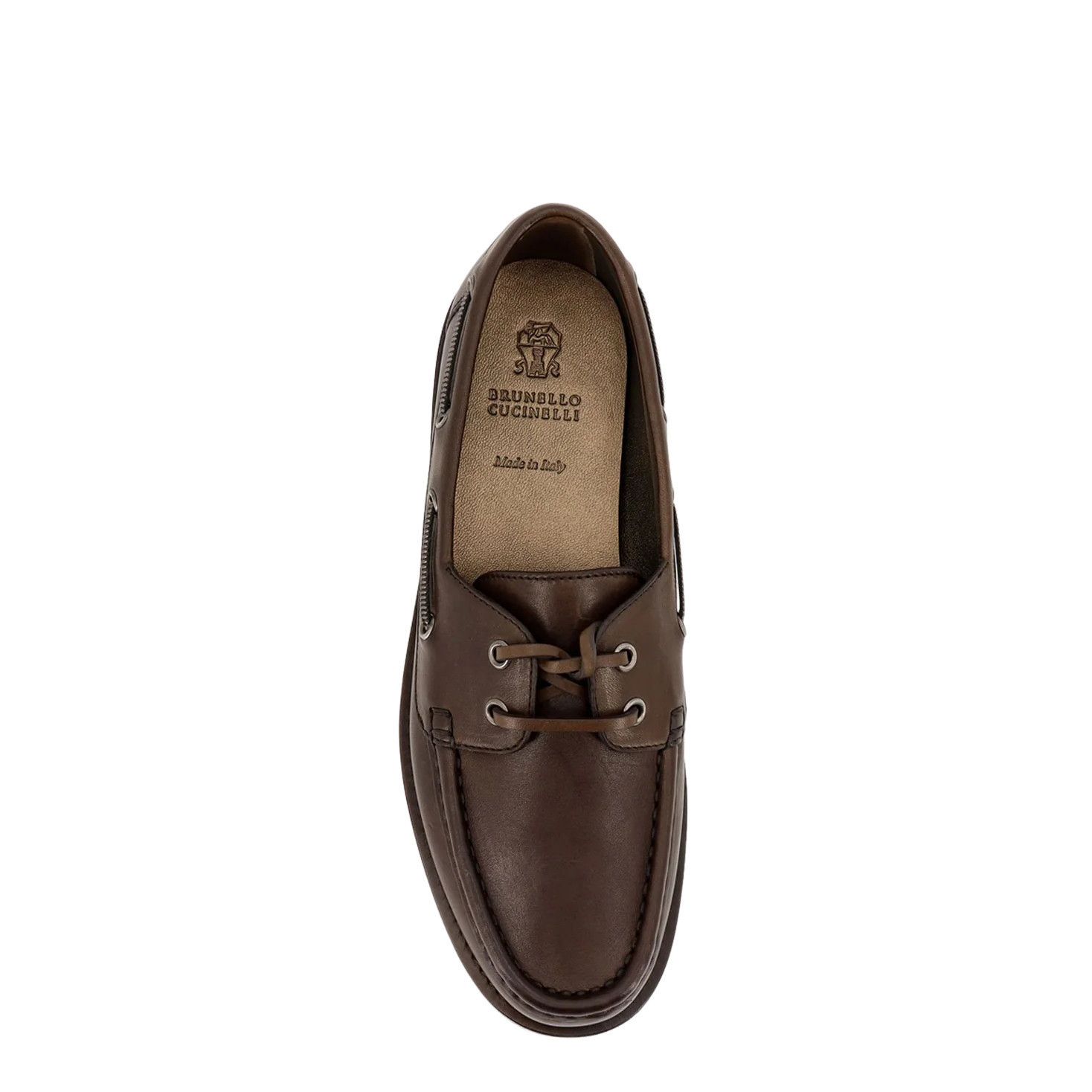 Brunello Cucinelli BRUNELLO CUCINELLI Brown Leather Loafers New & Authentic (Wo Size US 7 / IT 37 - 5 Thumbnail
