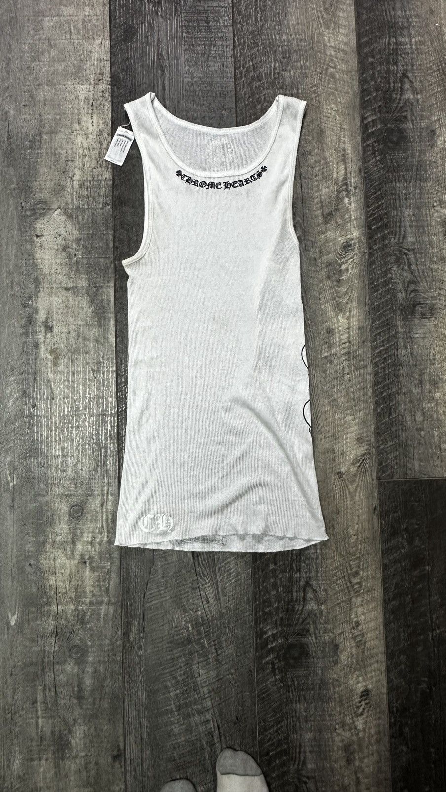 Chrome hearts LOVE YOU RIB TANK タンクトップ S CHROME HEARTS Viny Heart 