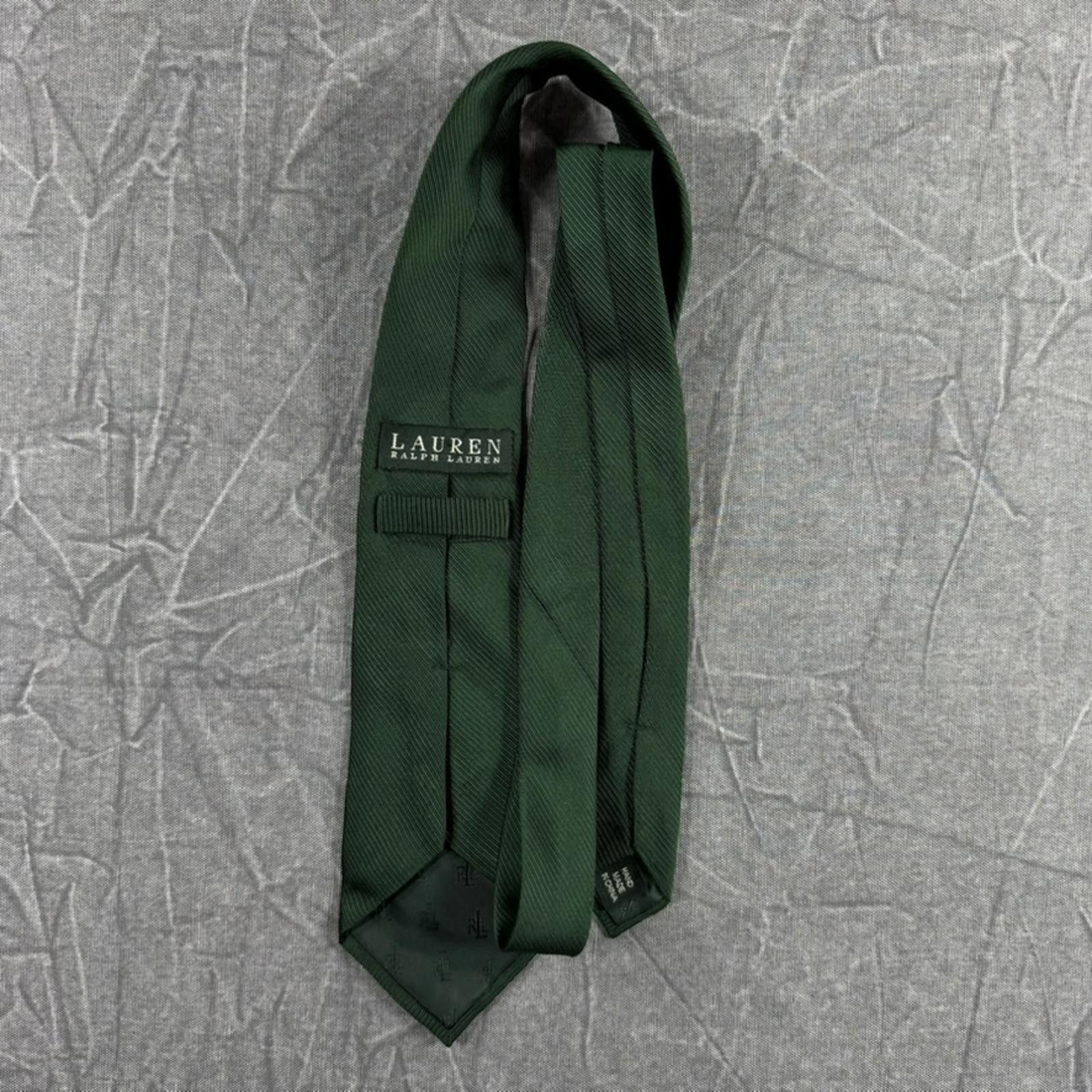 Lauren Ralph Lauren Lauren Ralph Lauren Necktie Women's Green Tie Size ONE SIZE - 2 Thumbnail