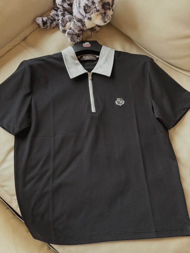 Loro Piana LORO PIANA Men's summer short sleeve Polo shirt Size US XL / EU 56 / 4 - 2 Thumbnail