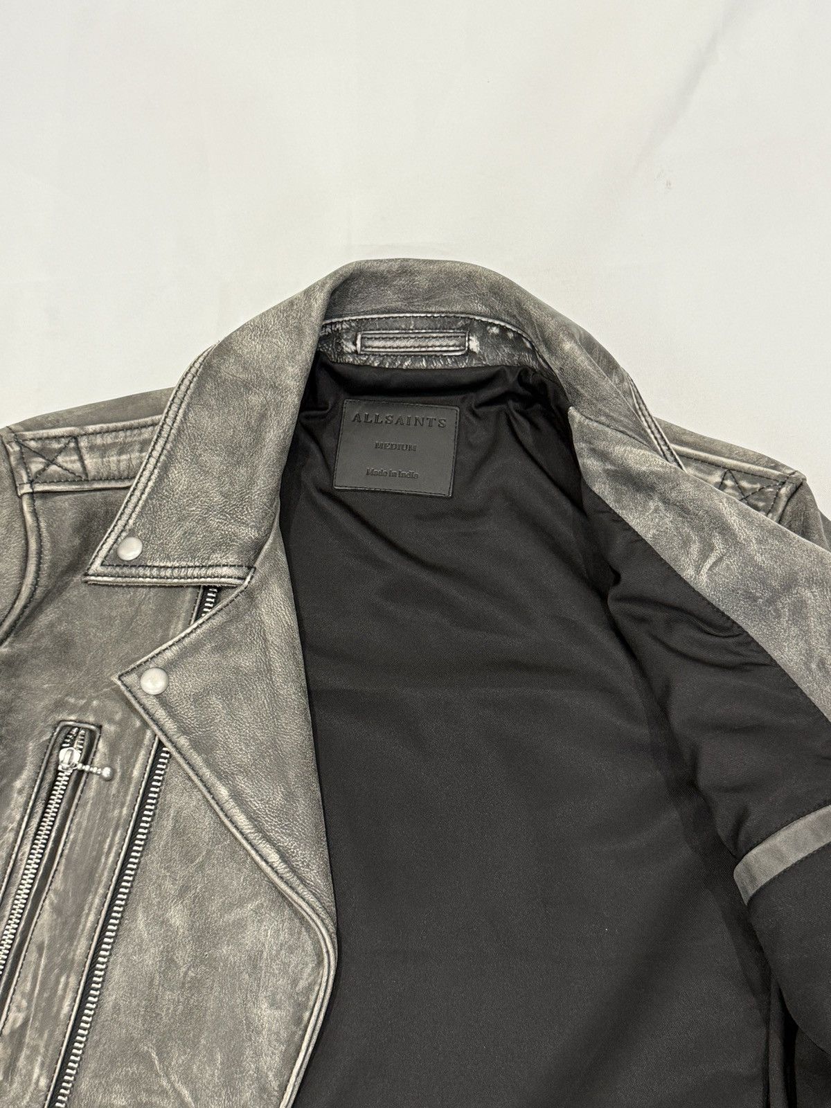 Allsaints Allsaints Ark Leather Jacket M Size US M / EU 48-50 / 2 - 9 Thumbnail
