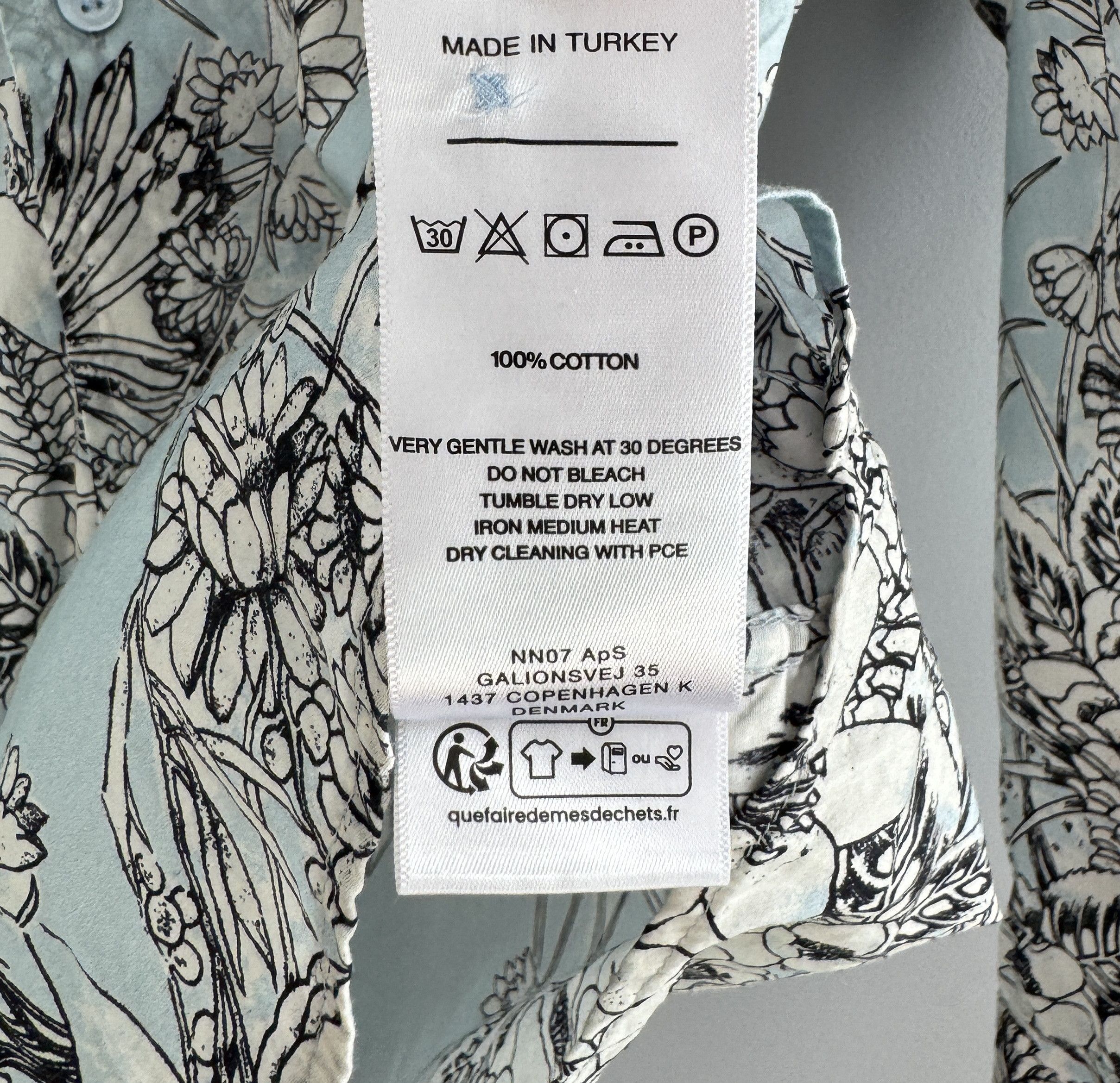 NN07 NN07 Quinsy Printed Shirt Men's Floral Blue Size L Size US L / EU 52-54 / 3 - 6 Thumbnail