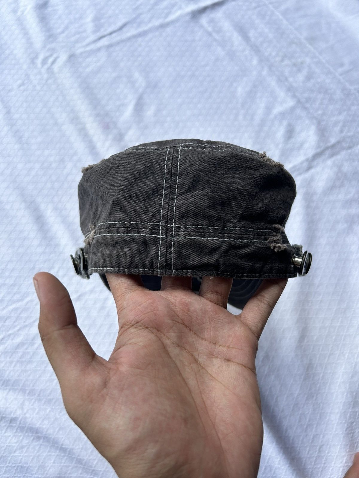 14th Addiction Distressed Skull Wing California Hats Size ONE SIZE - 9 Thumbnail