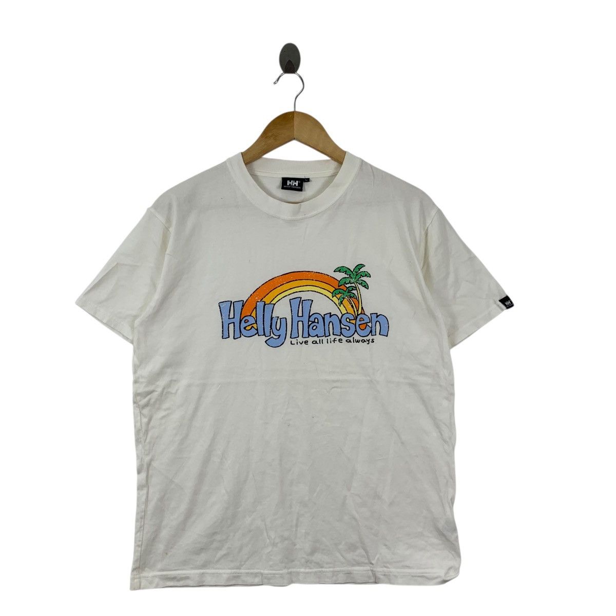 Helly Hansen HELLY HANSEN HAWAII Beach Summer Vacation Live Tee Shirt Size L / US 10 / IT 46 - 4 Thumbnail