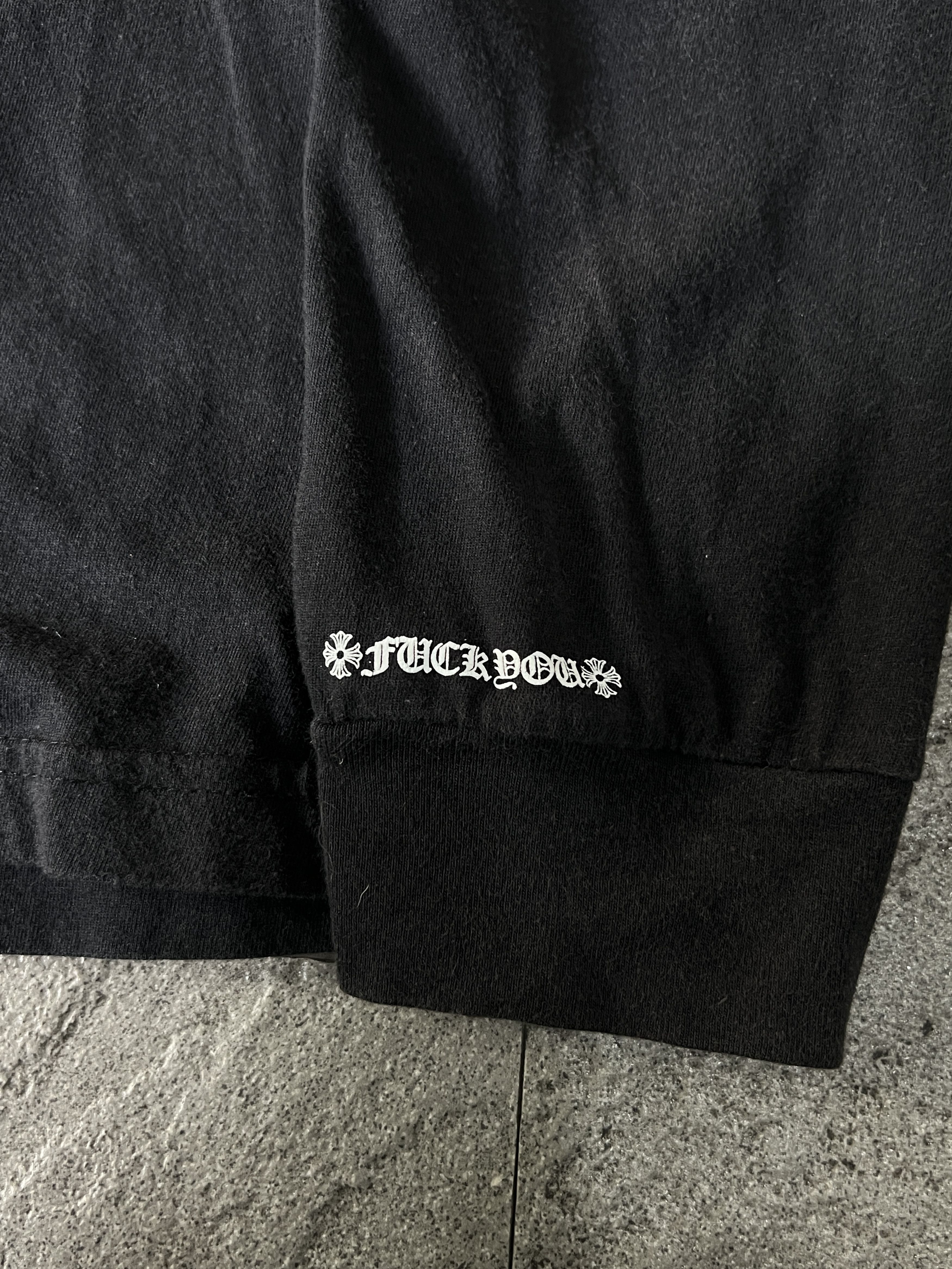 Chrome Hearts Chrome Hearts Long Sleeve Pocket Tee Black USA XL Size US XL / EU 56 / 4 - 4 Thumbnail