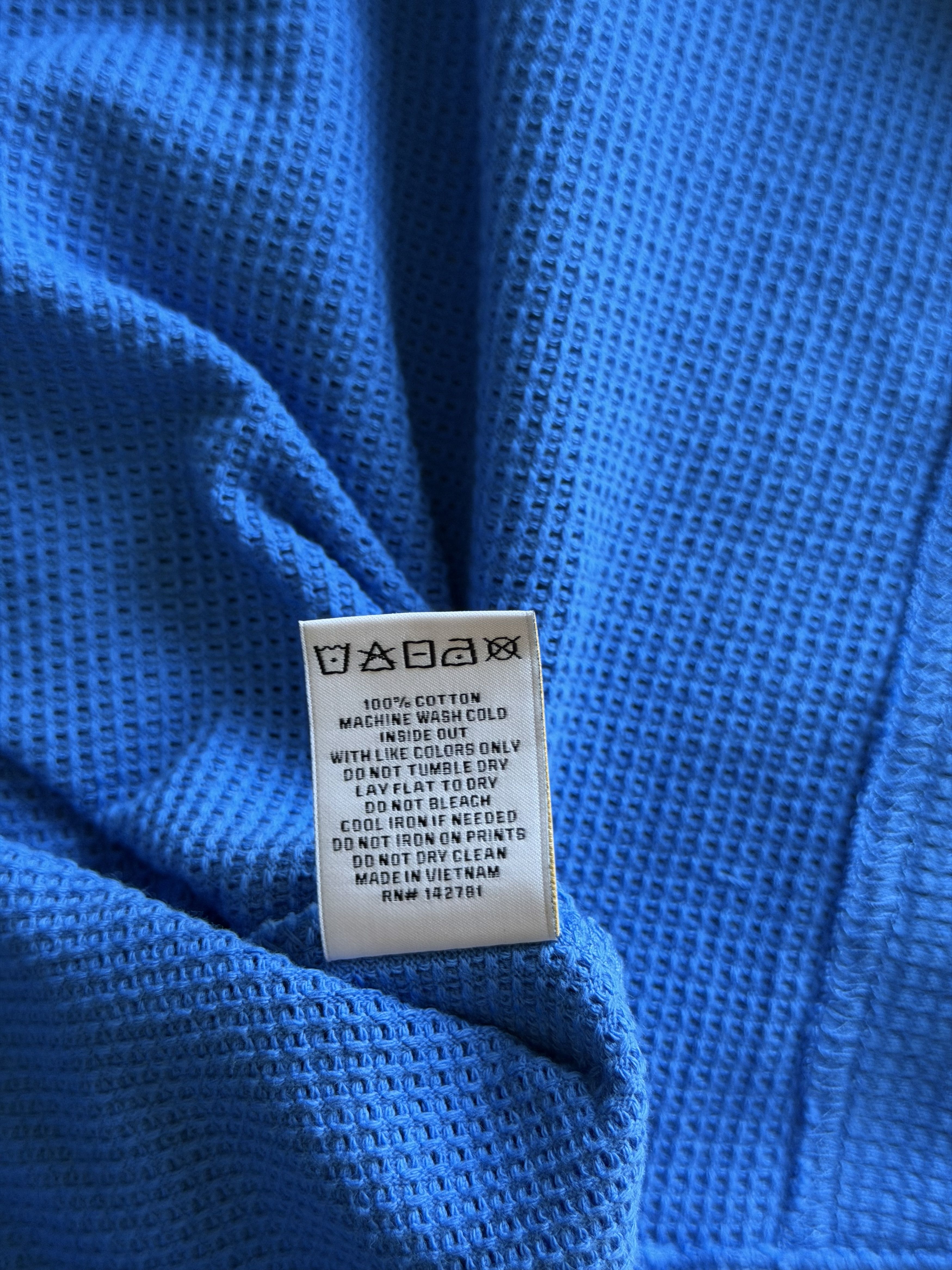 Aime Leon Dore Aime Leon Dore Mesh Wave Running Long Sleeve Top in Blue Size US L / EU 52-54 / 3 - 9 Thumbnail