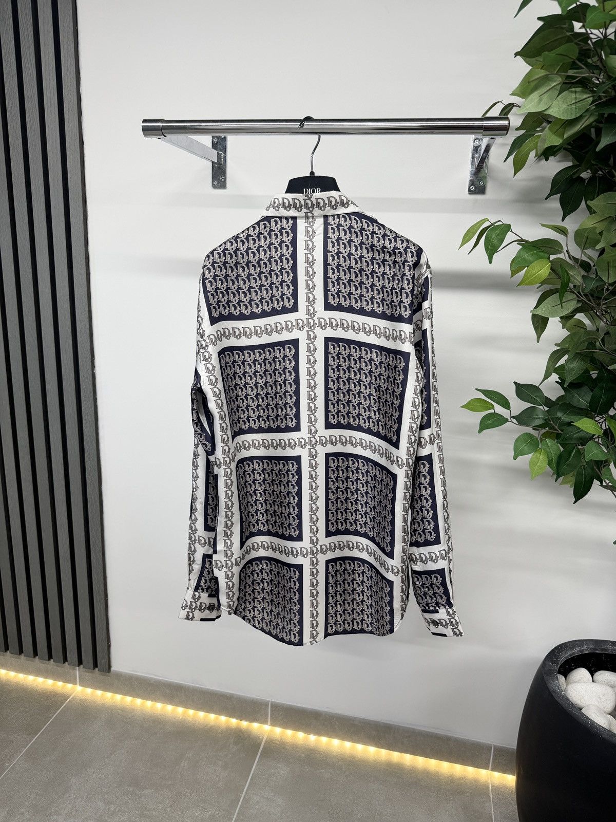 Dior Dior Oblique Pixel Long Sleeve Shirt In Beige RRP £1350 Size US M / EU 48-50 / 2 - 2 Thumbnail