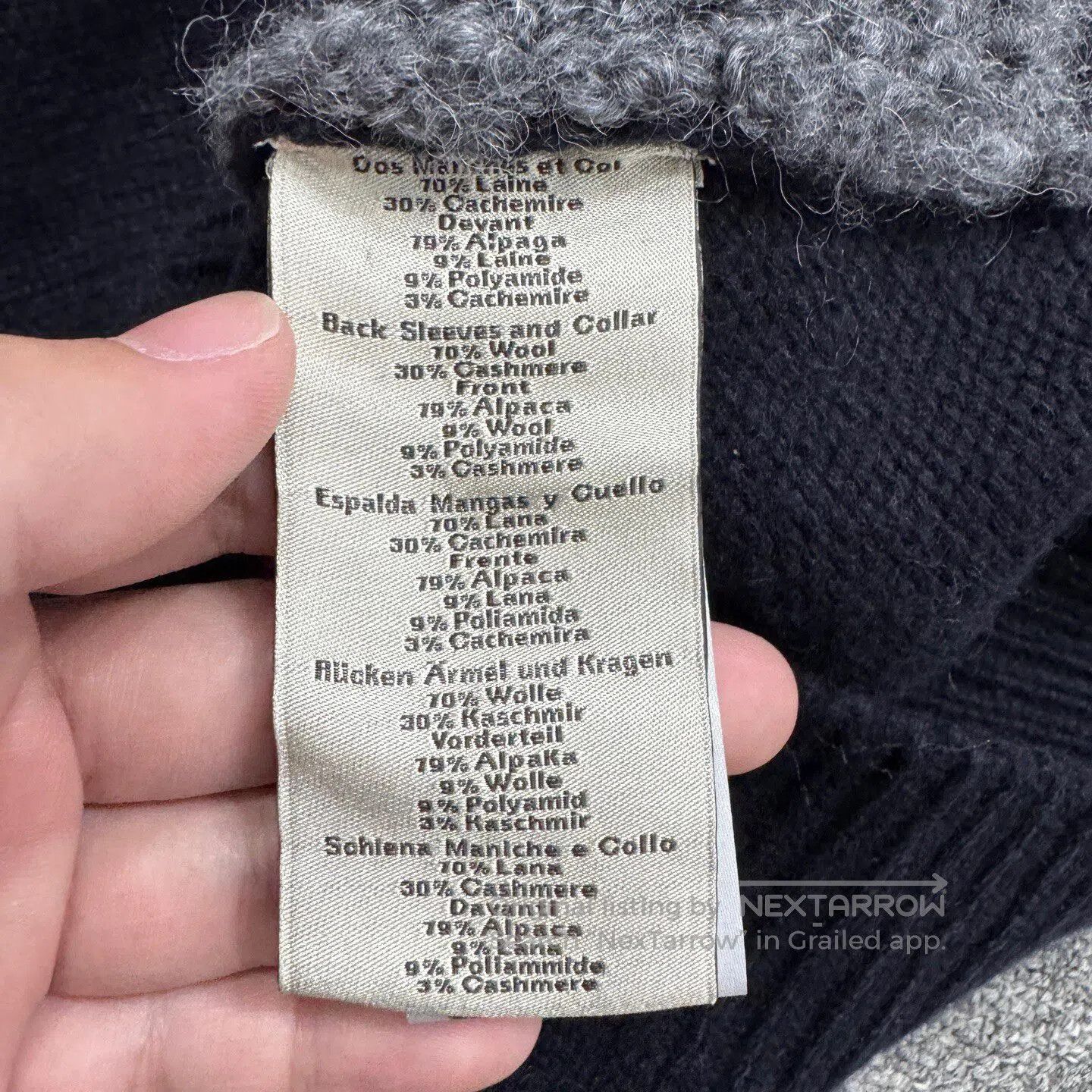 Hermes Hermes Sheep wool patchwork knit sweater| Size US XL / EU 56 / 4 - 7 Thumbnail