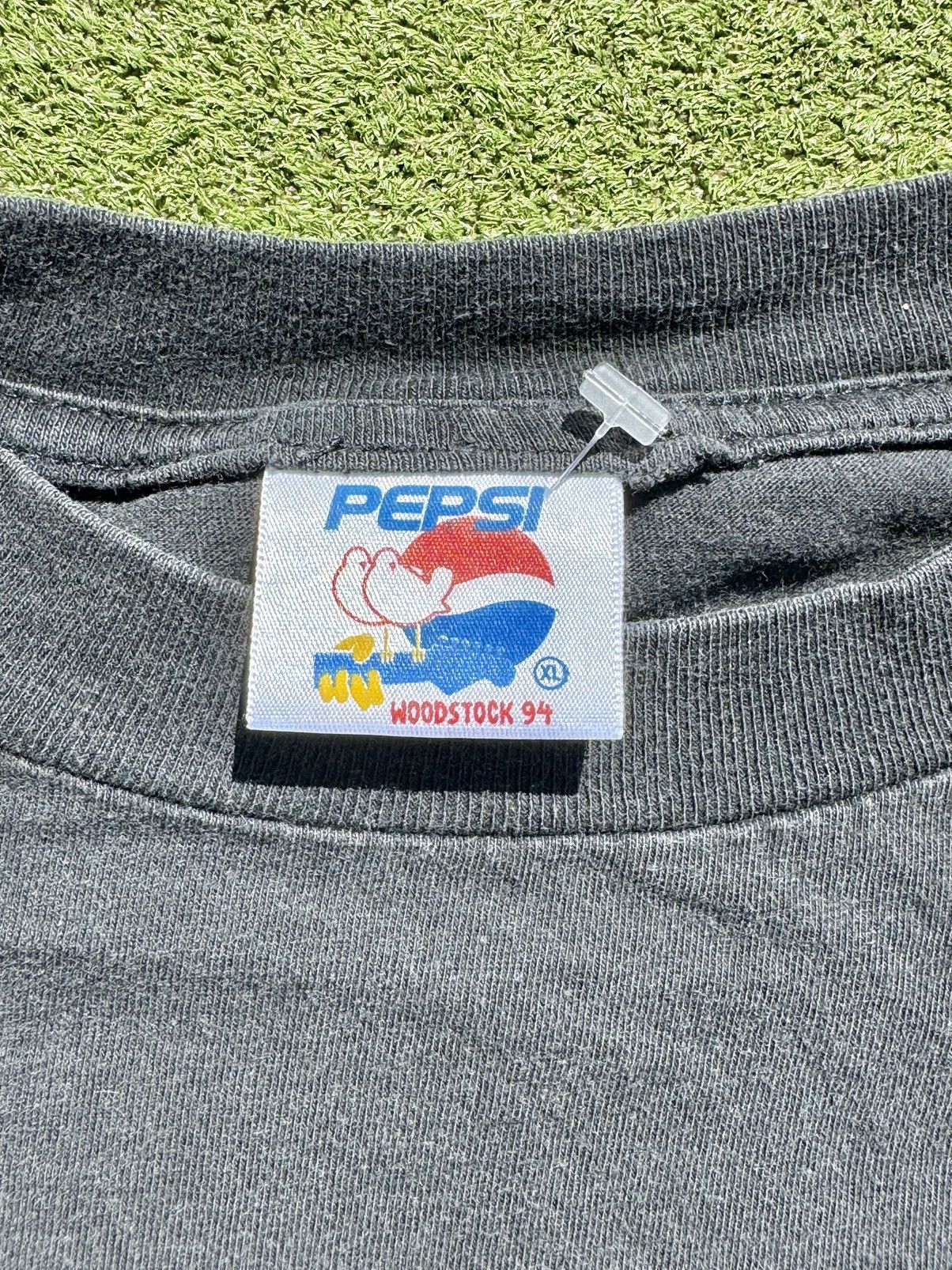 Band Tees × Vintage 1994 Woodstock Festival Pepsi Rock Band Tour T-Shirt Size US XL / EU 56 / 4 - 4 Thumbnail