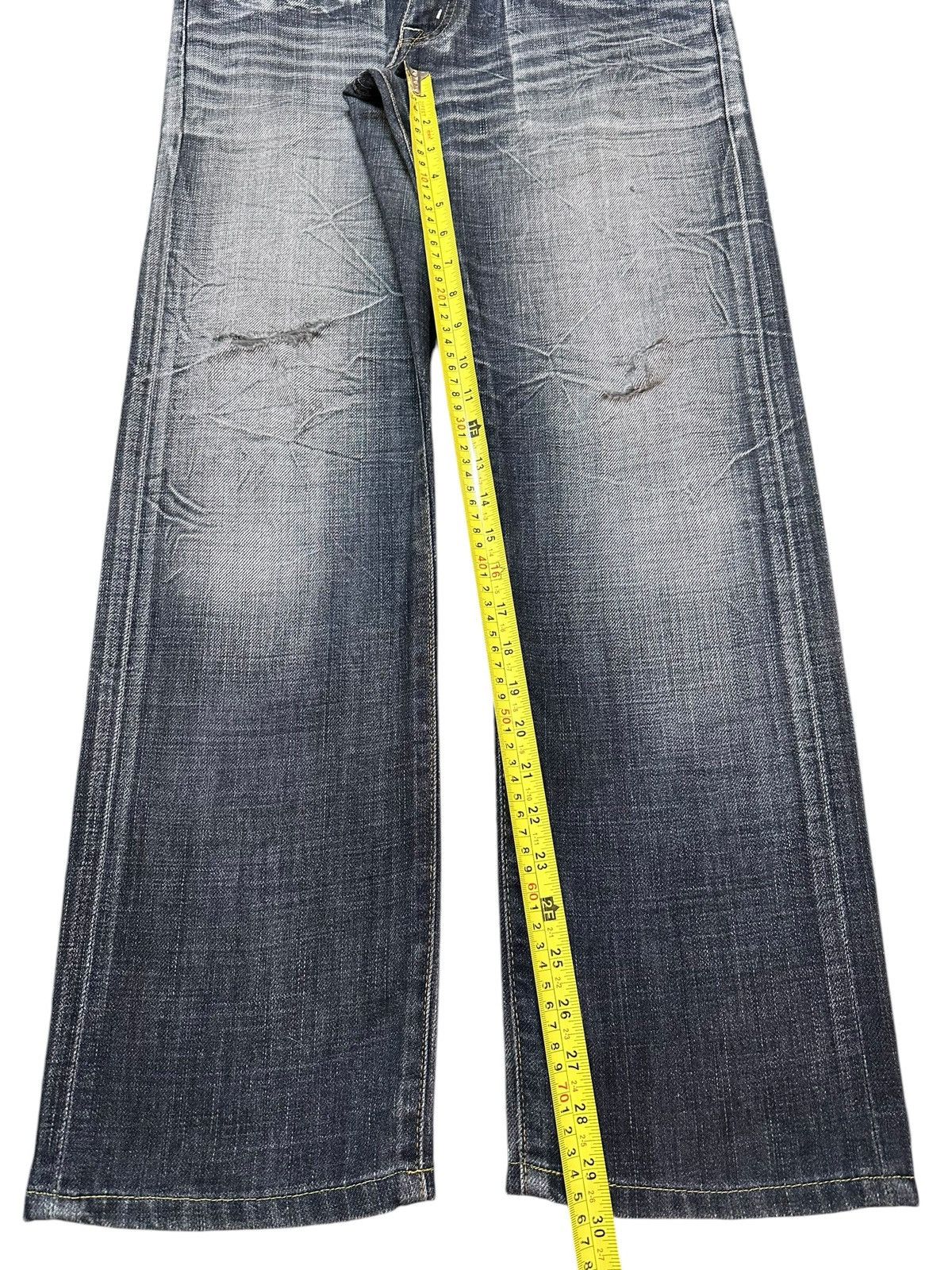 Edwin Vintage Japan Edwin 502 Faded Wash Style Loose Jeans Size US 32 / EU 48 - 13 Thumbnail