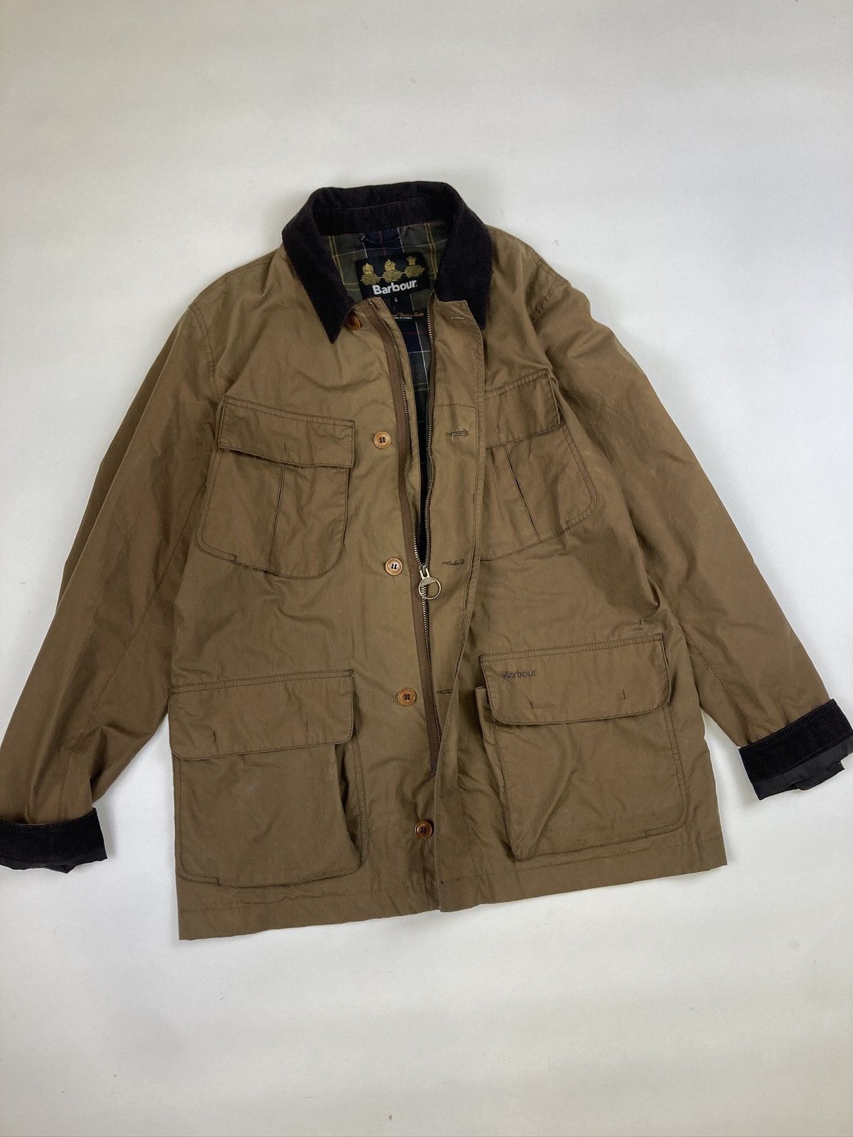 Barbour × Designer × Vintage Vintage Barbout coat jacket Size US L / EU 52-54 / 3 - 5 Thumbnail