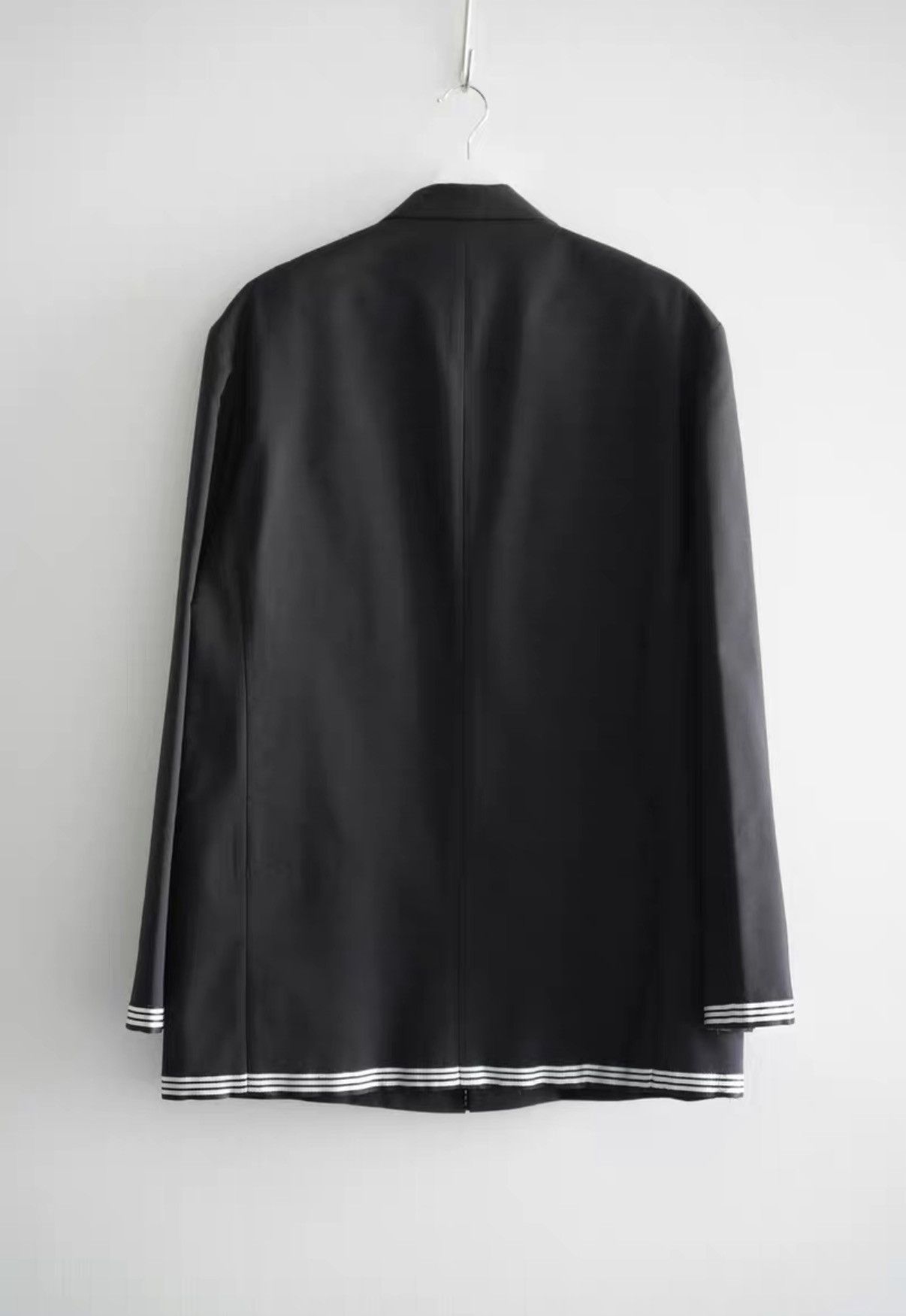 Yohji Yamamoto Yohji Yamamoto 02ss Silk White Stripe Suit K4 Size US L / EU 52-54 / 3 - 2 Thumbnail