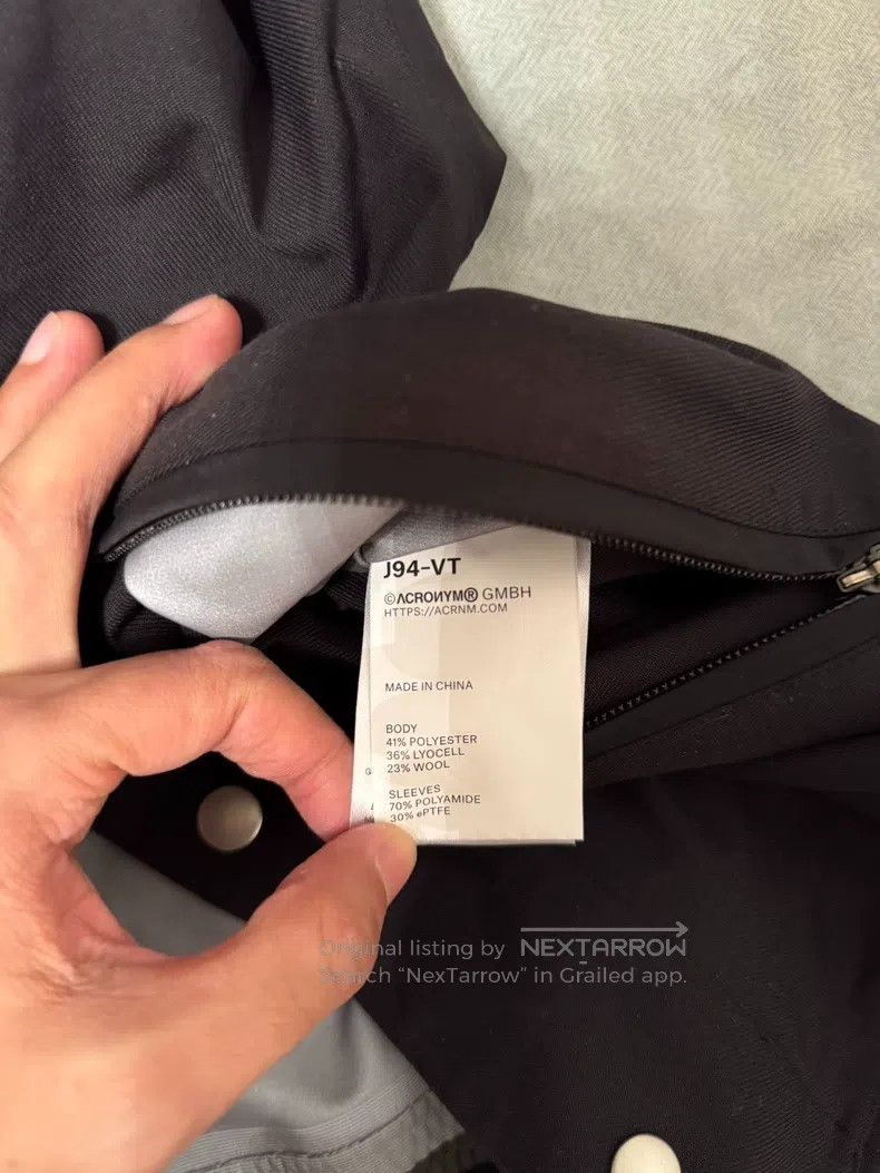 Acronym Acronym Black coat Size US M / EU 48-50 / 2 - 5 Thumbnail