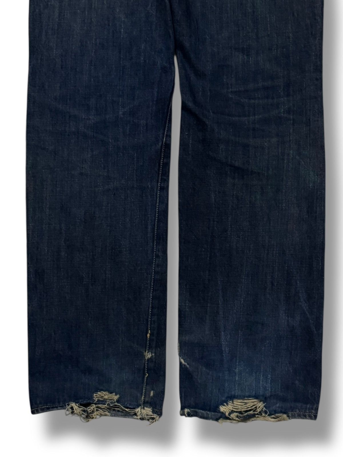 Blue Blue Japan Vintage Blue Blue Japan Selvedge Denim Jeans | W29 Size US 29 - 7 Thumbnail