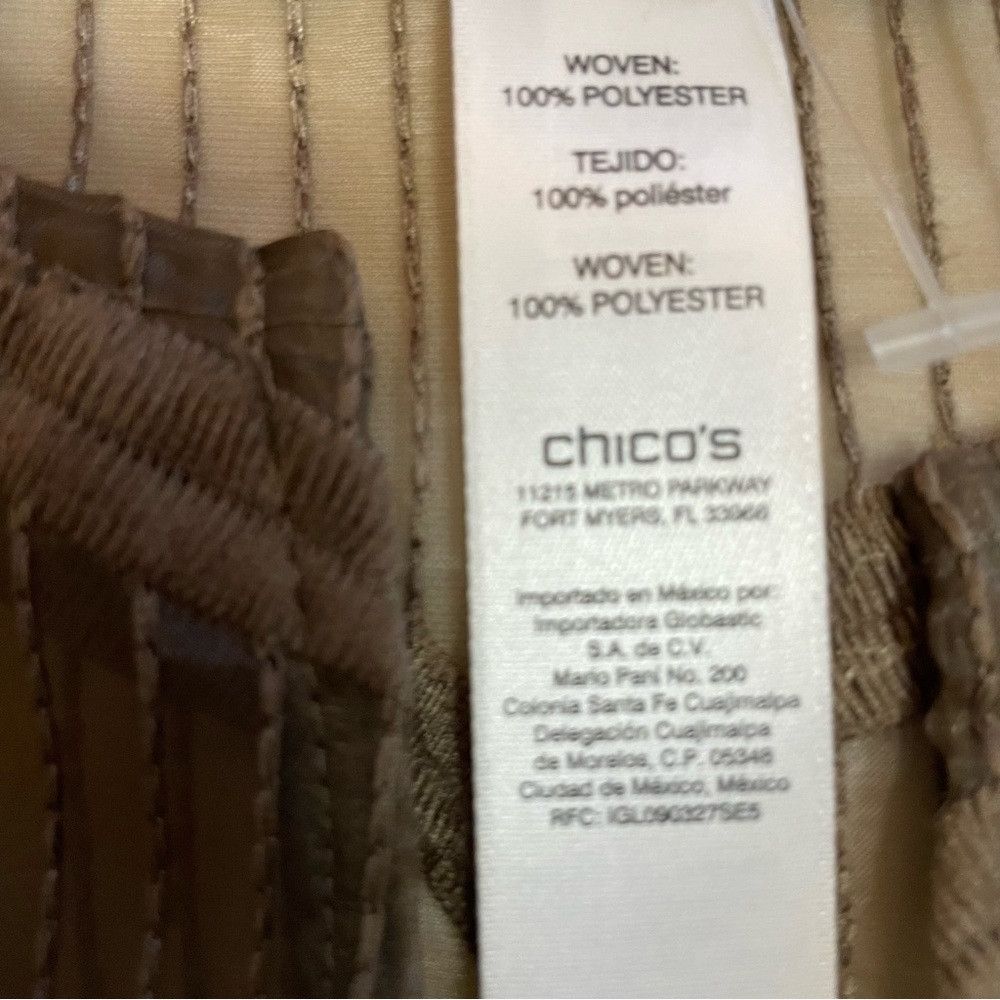 Chicos New Chico's Brown Lace Open Front Jacket Bolero Size 2 US L Size L / US 10 / IT 46 - 7 Thumbnail