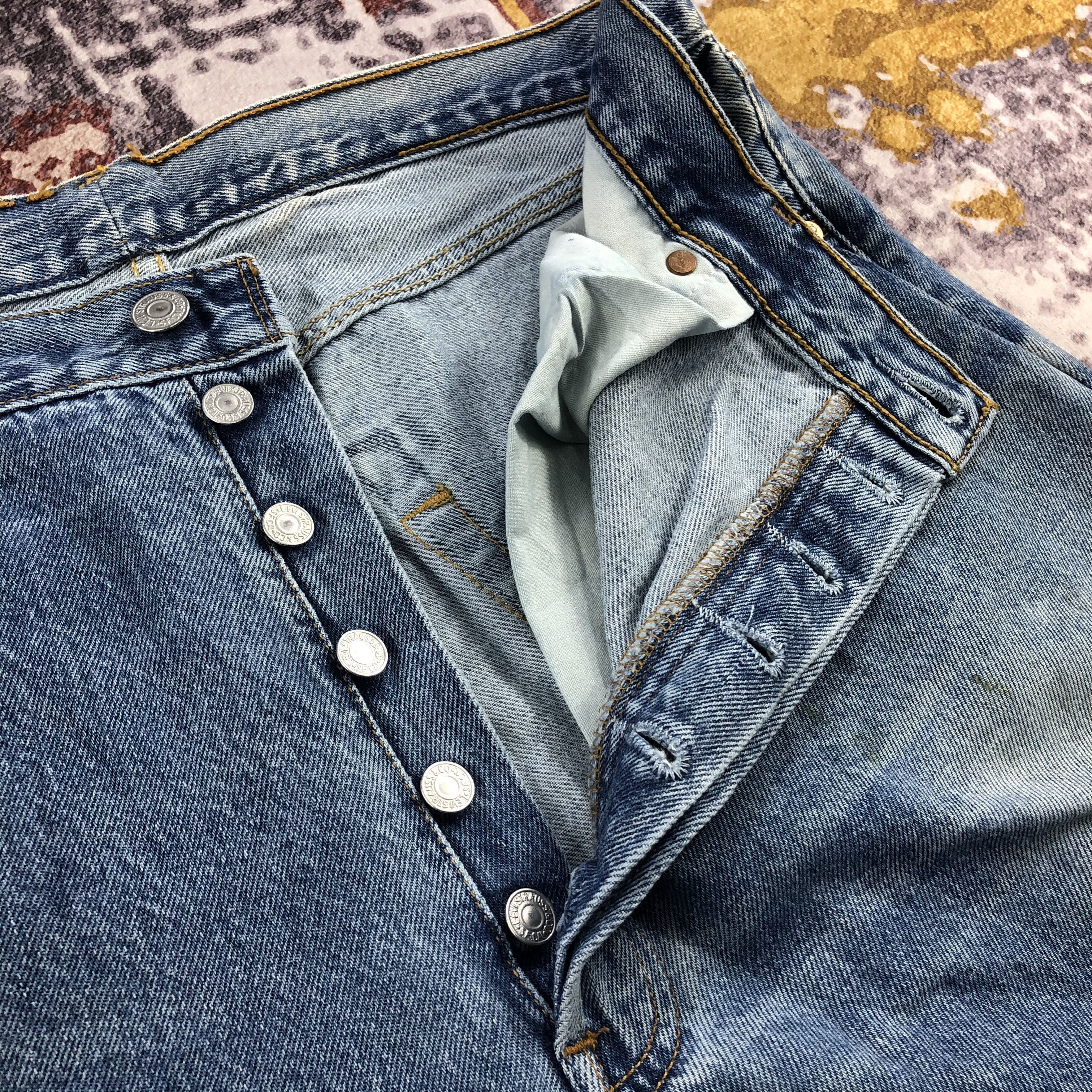 Levi's 90s Vintage Levis 501 Jeans-JM2627 Size US 35 - 9 Thumbnail