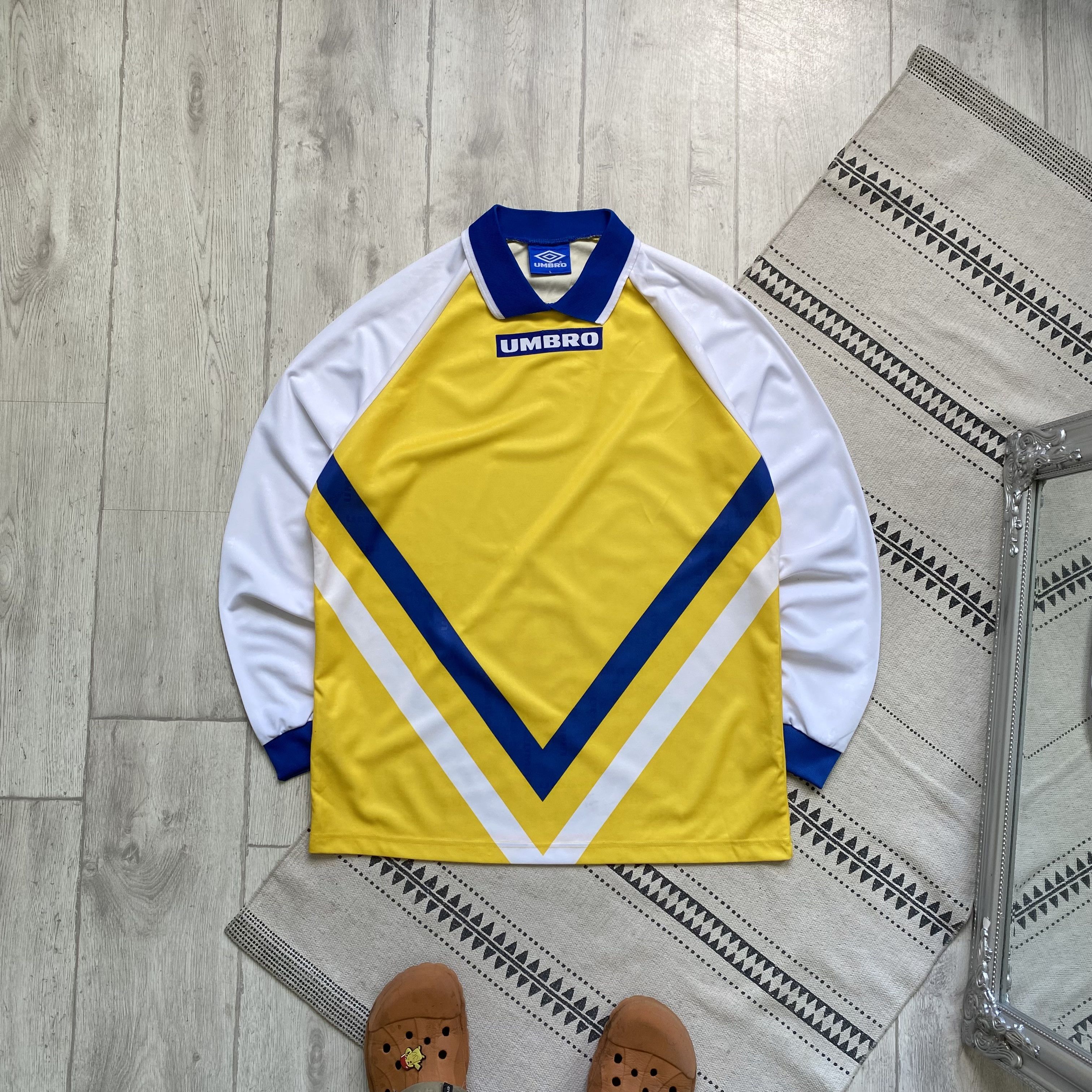 Umbro Vintage 80-90s Umbro jersey longsleeve soccer rugby Size US L / EU 52-54 / 3 - 1 Thumbnail