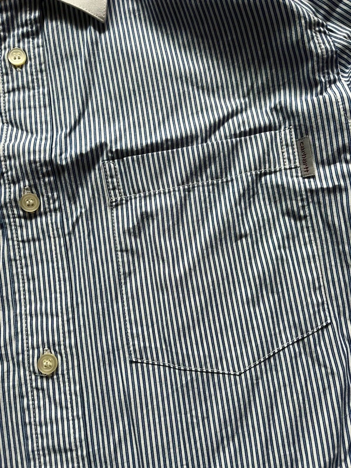 Carhartt Carhartt Rugged Outdoor Wear Sz L 2003 Stripped Shirt Rare Size US L / EU 52-54 / 3 - 2 Thumbnail