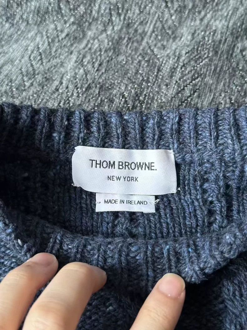 Thom Browne Thom Browne Blue sweater Size US M / EU 48-50 / 2 - 4 Thumbnail