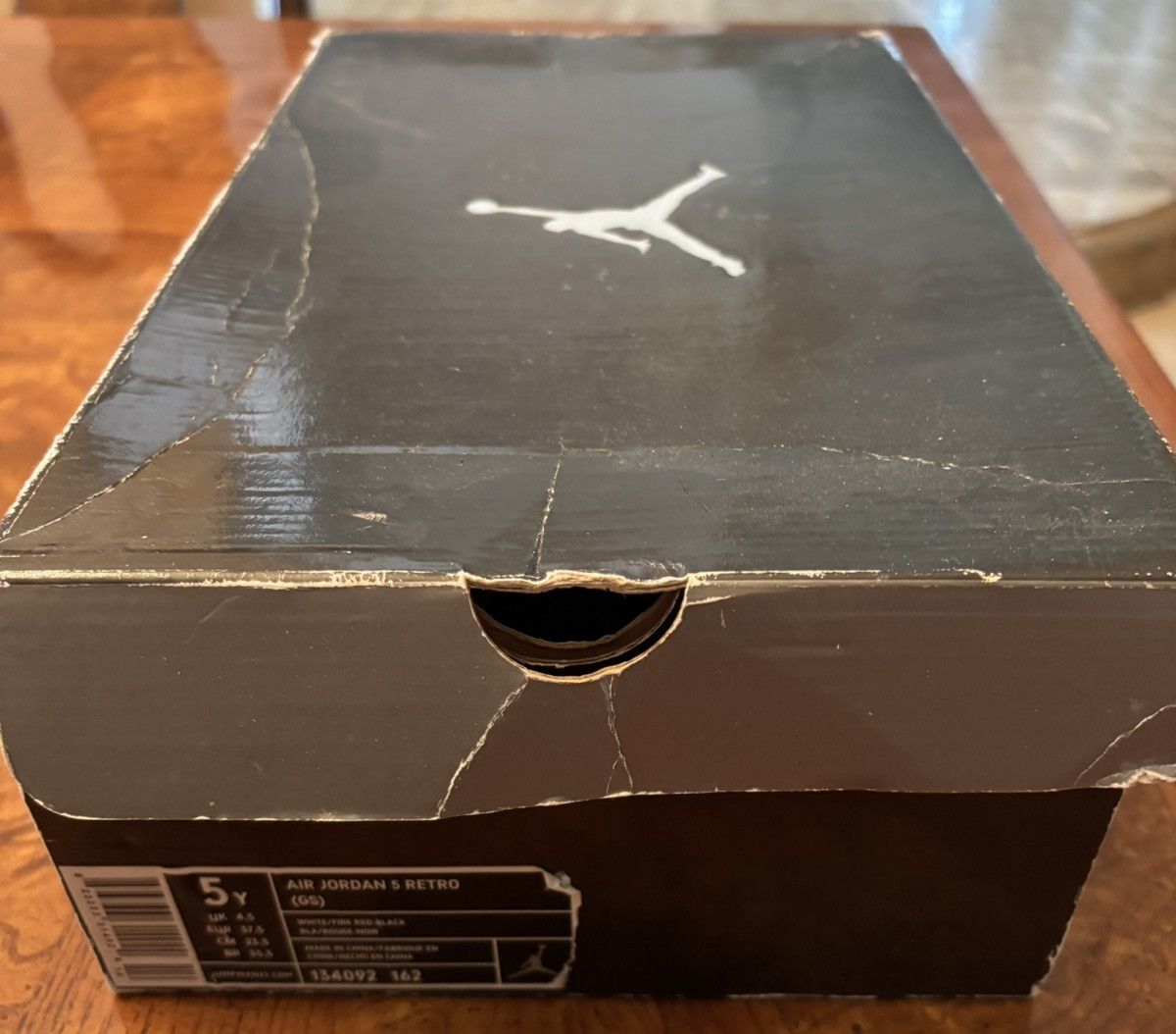 Jordan Brand Air Jordan 5 Retro GS 'Fire Red' 2006 Size US 5 / EU 37 - 8 Thumbnail