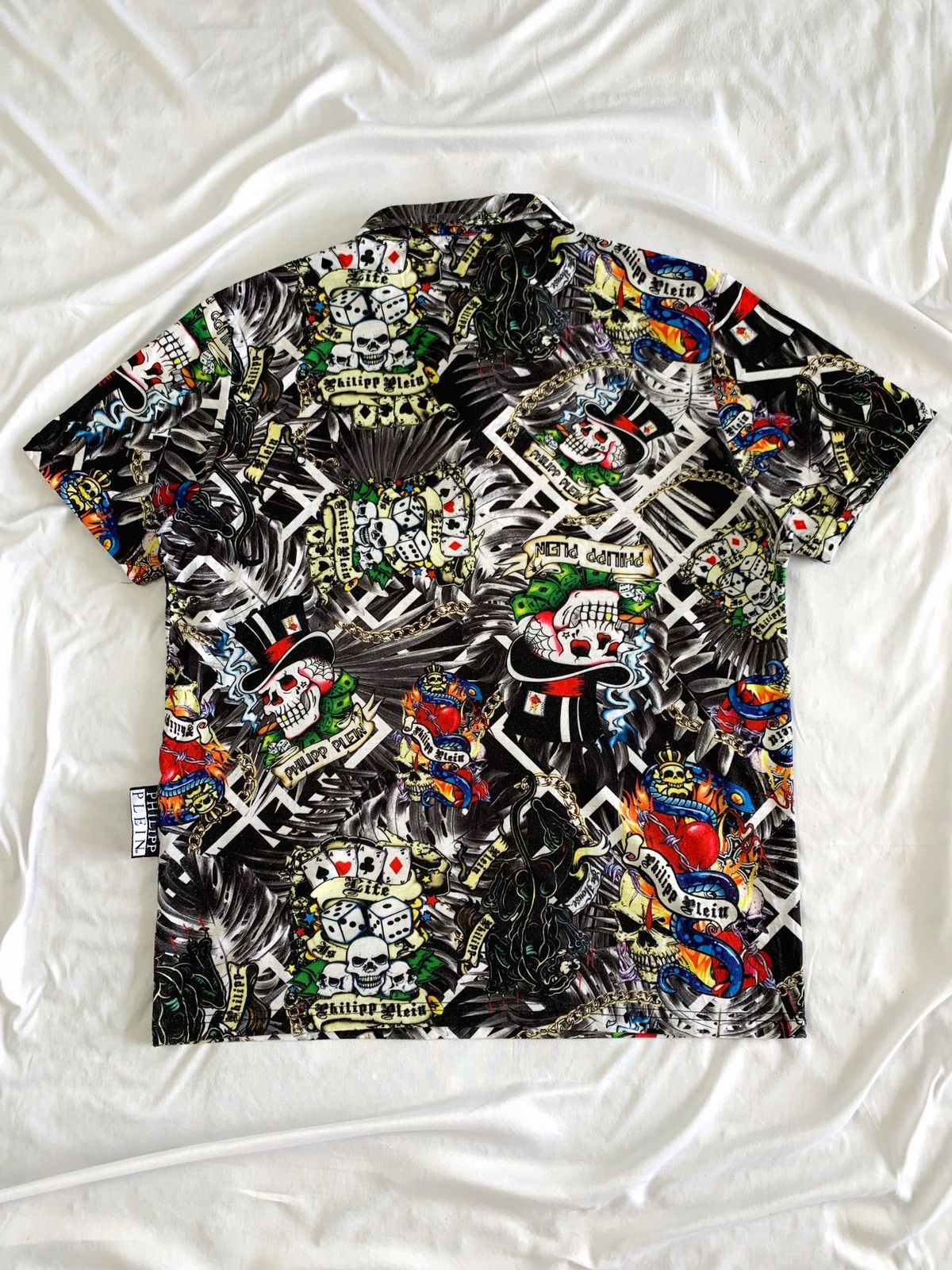 Philipp Plein Philip plein platinum cut polo shirt with ed hardy style Size US M / EU 48-50 / 2 - 4 Thumbnail