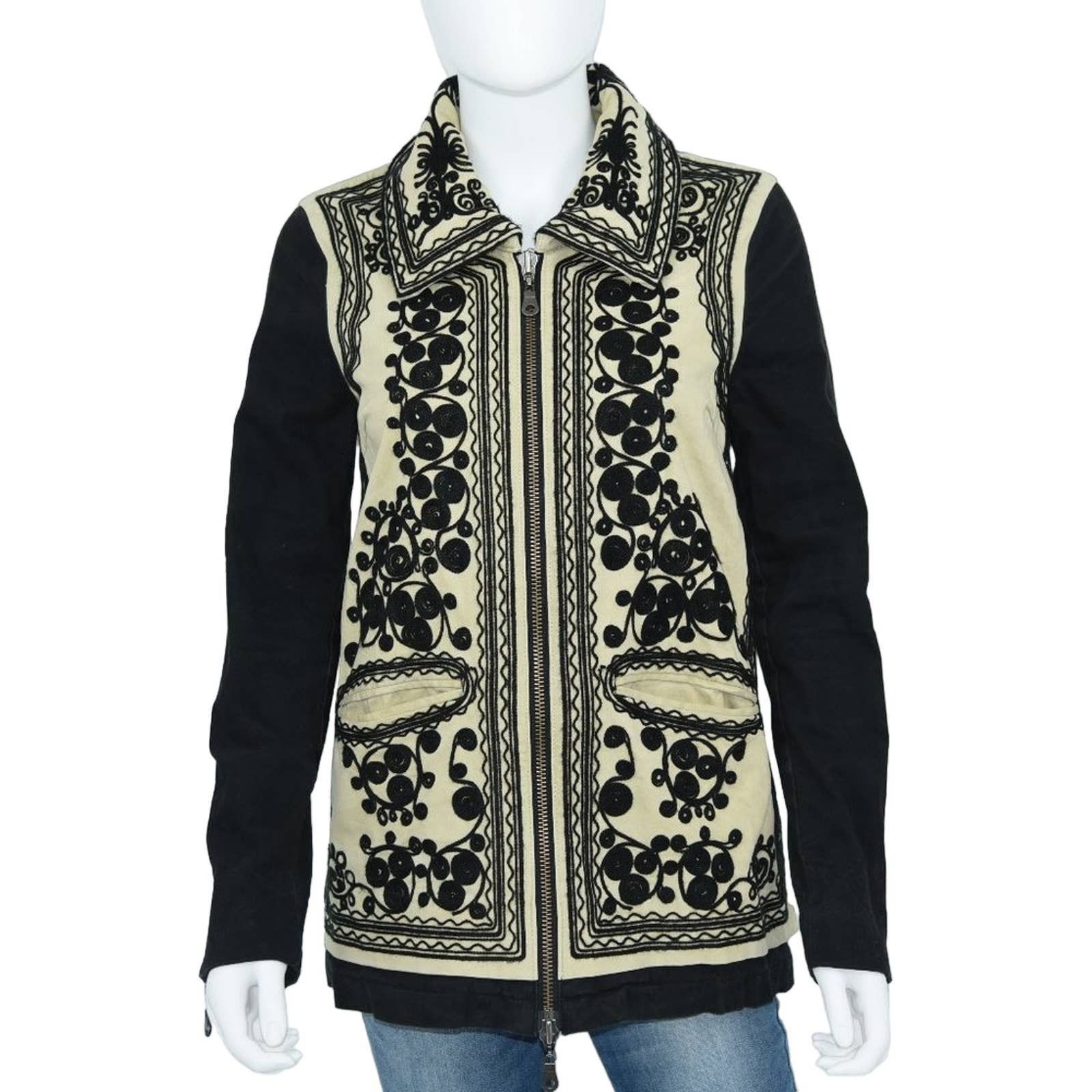 Free People Free People Stitched Quills Embroidered Jacket Size XS Size XS / US 0-2 / IT 36-38 - 6 Thumbnail