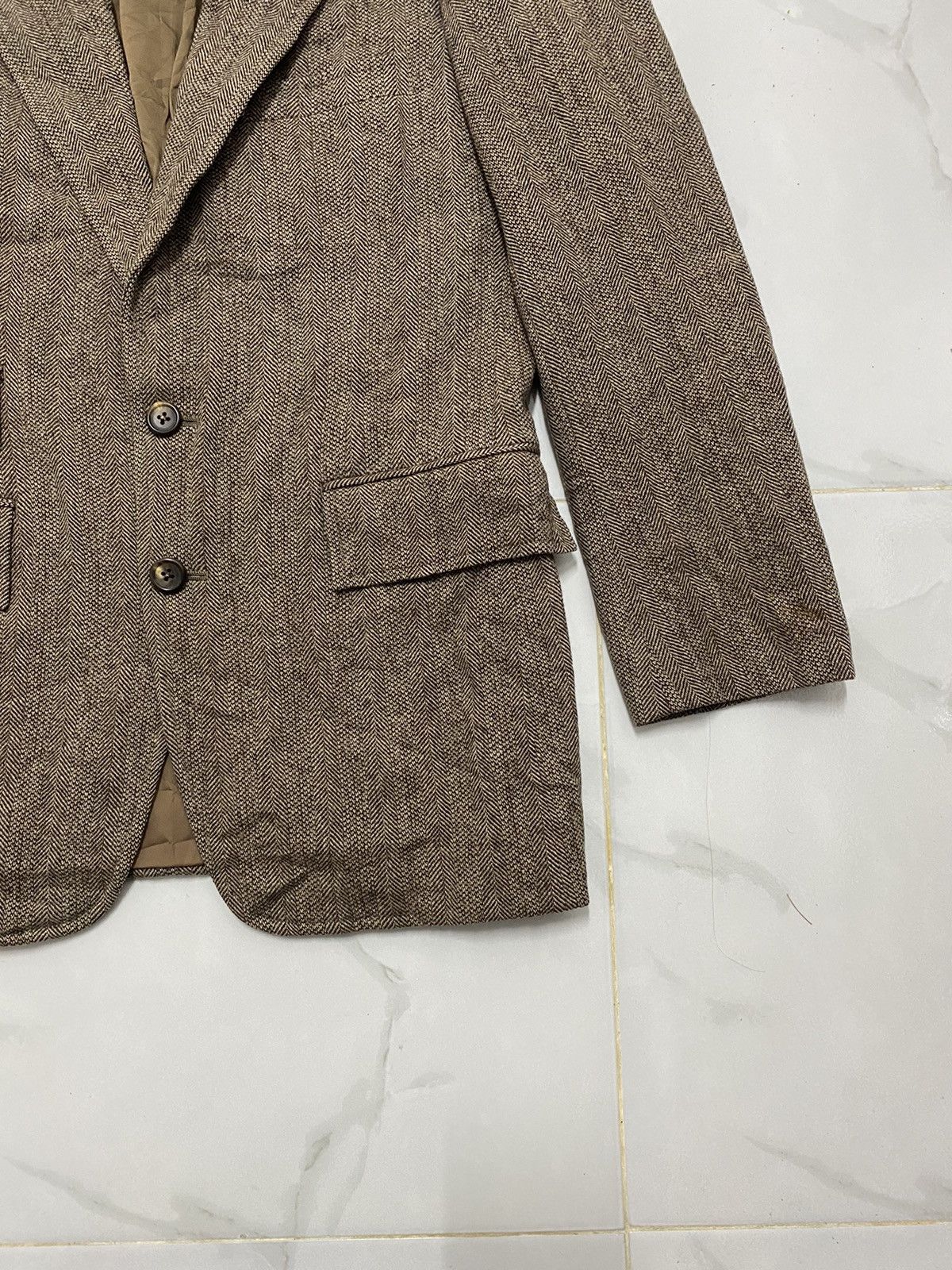 Polo Ralph Lauren Vintage Polo Ralph Lauren Tweed Wool Coat Blazer Jacket Size US S / EU 44-46 / 1 - 5 Thumbnail