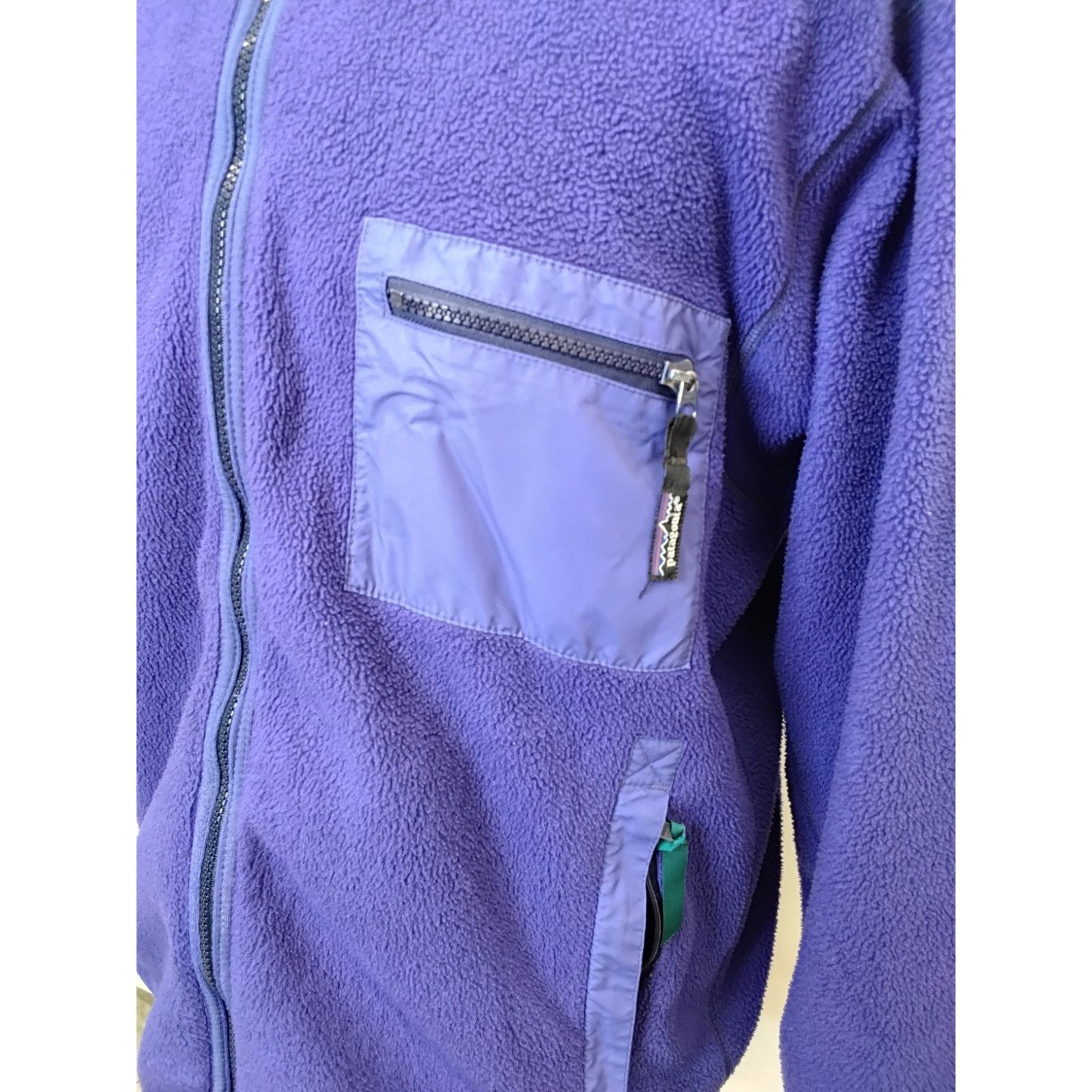 Patagonia Patagonia Fleece Jacket Men's L Purple Vintage 1990s USA Size US L / EU 52-54 / 3 - 6 Thumbnail