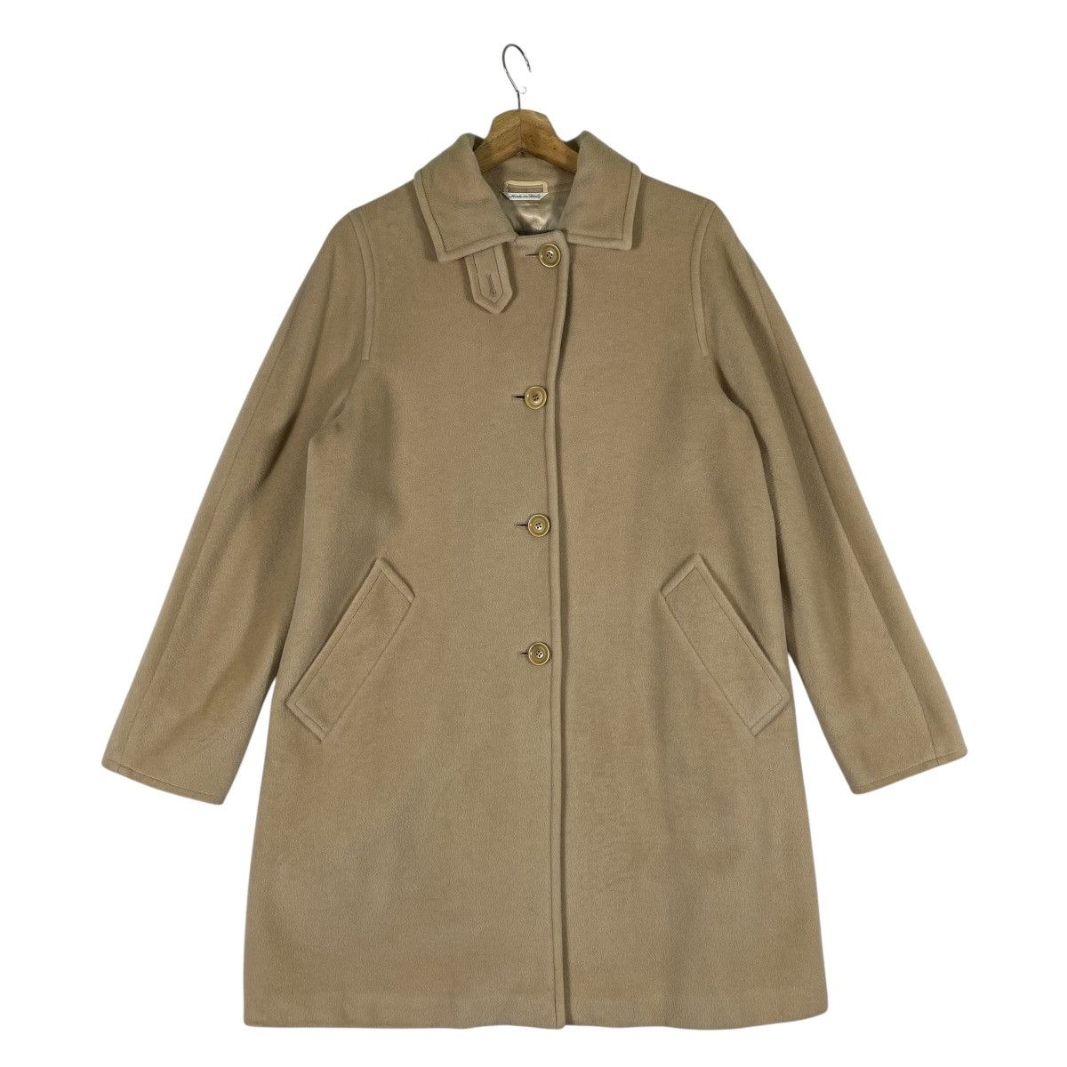 MAX&Co. × Max Mara × Weekend Max Mara Vintage Max Mara Wool Button Jacket Size 4 Brown Colour Size S / US 4 / IT 40 - 1 Thumbnail