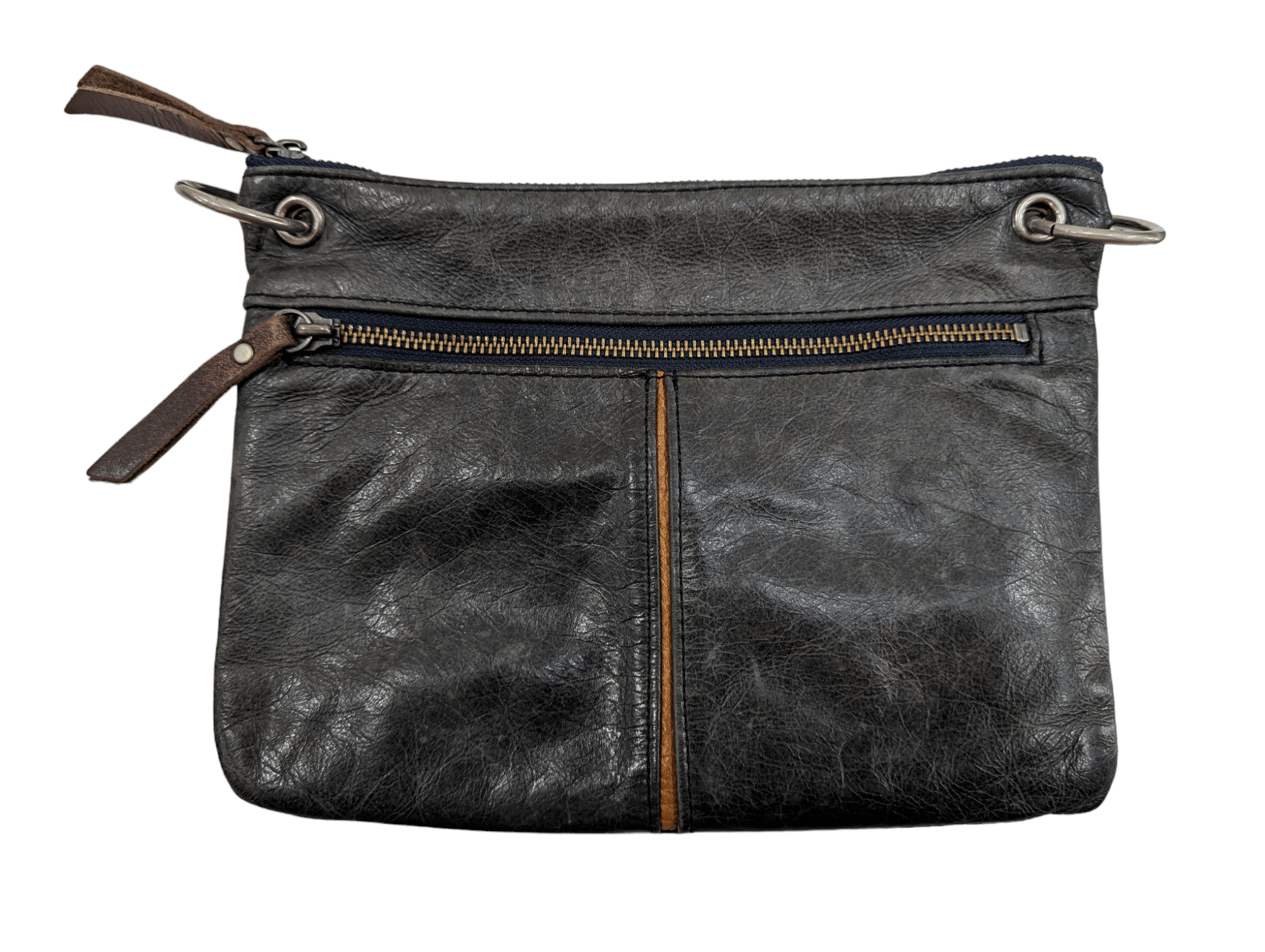 image of Baggy Port Leather Bag in Black, Women's