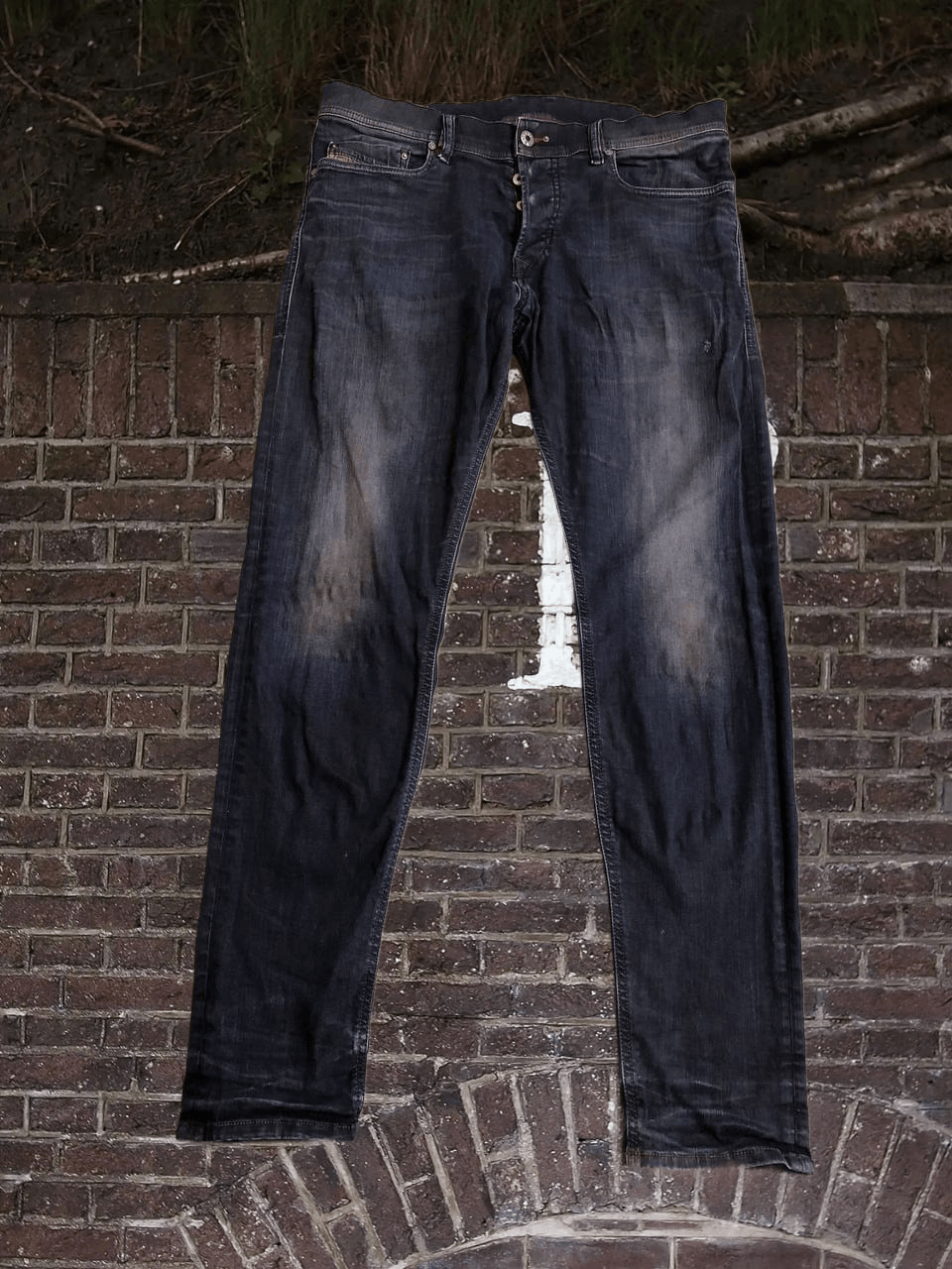 Diesel Diesel Jeans Men Tepphar Slim Carrot Stretch Destroyed Wash Size US 32 / EU 48 - 1 Thumbnail